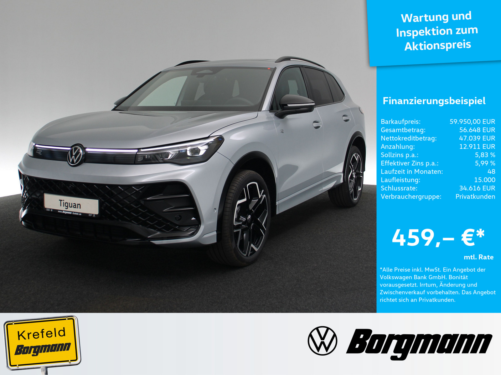 VW Tiguan 2.0 TDI R-Line 4Motion