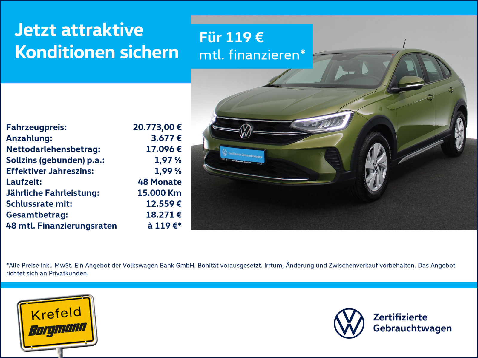 VW Taigo 1.0 TSI Life