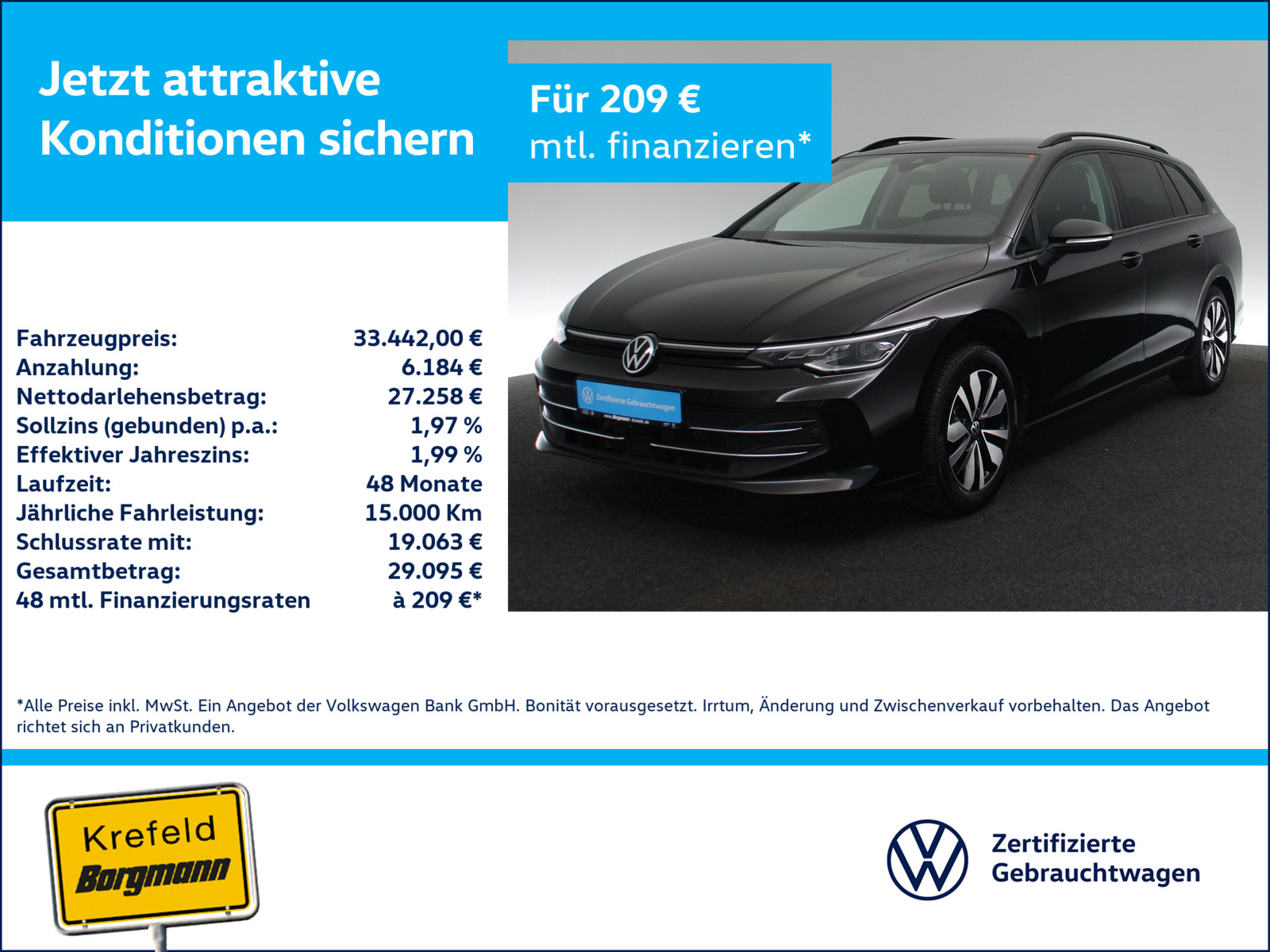 VW Golf VIII 2.0 TDI Goal