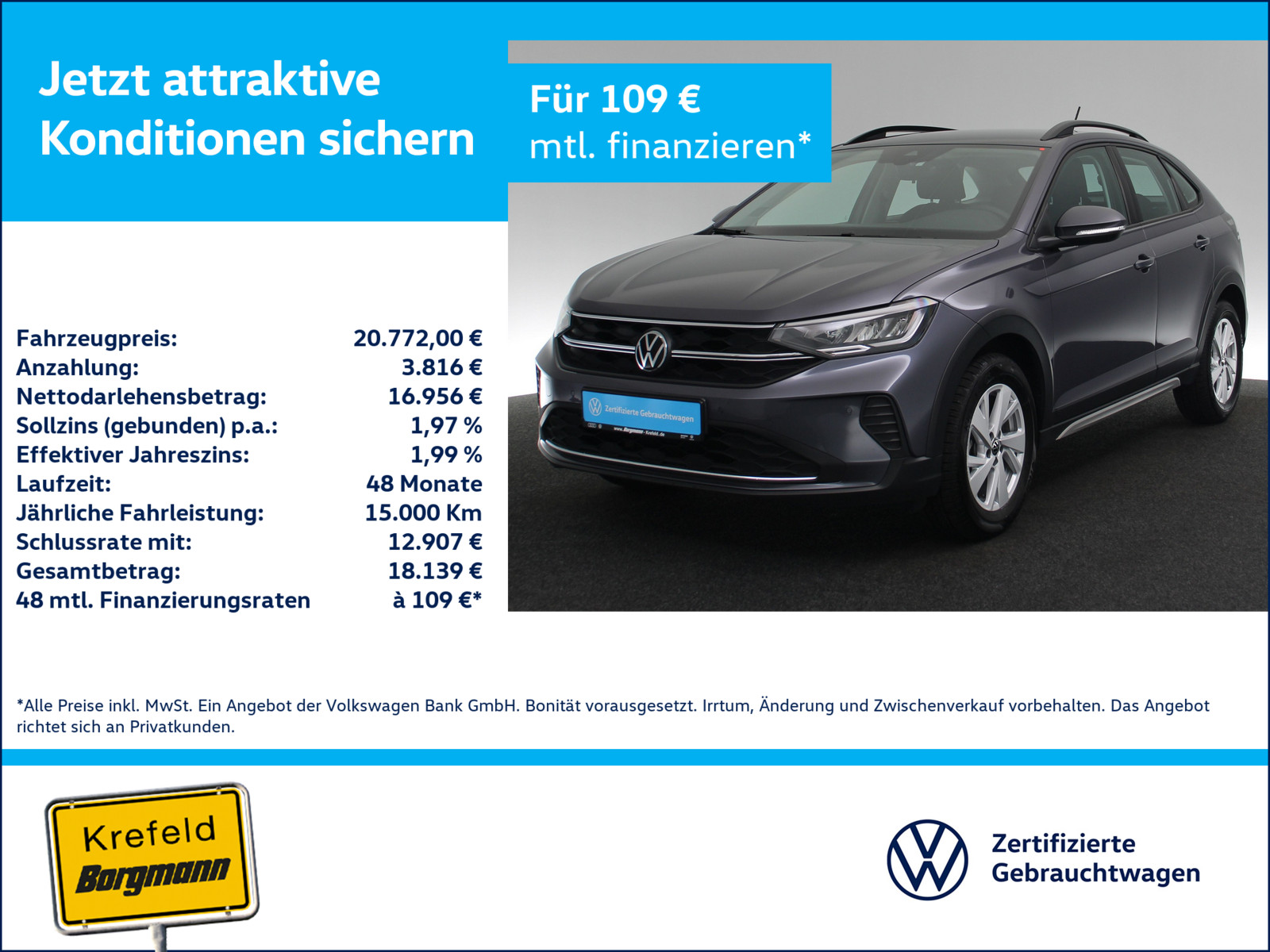 VW Taigo 1.0 TSI Life