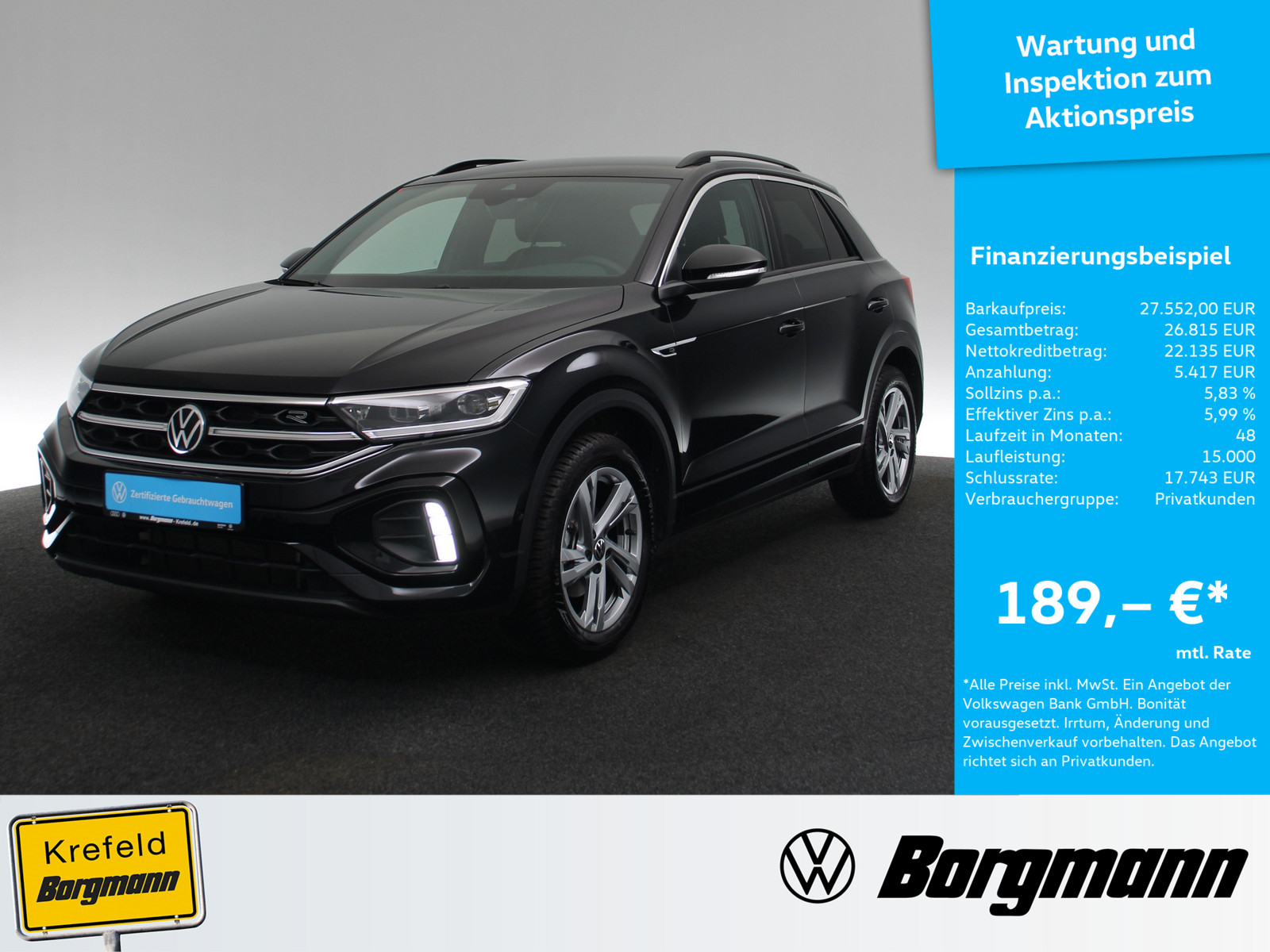 VW T-Roc 1.0 TSI R-Line