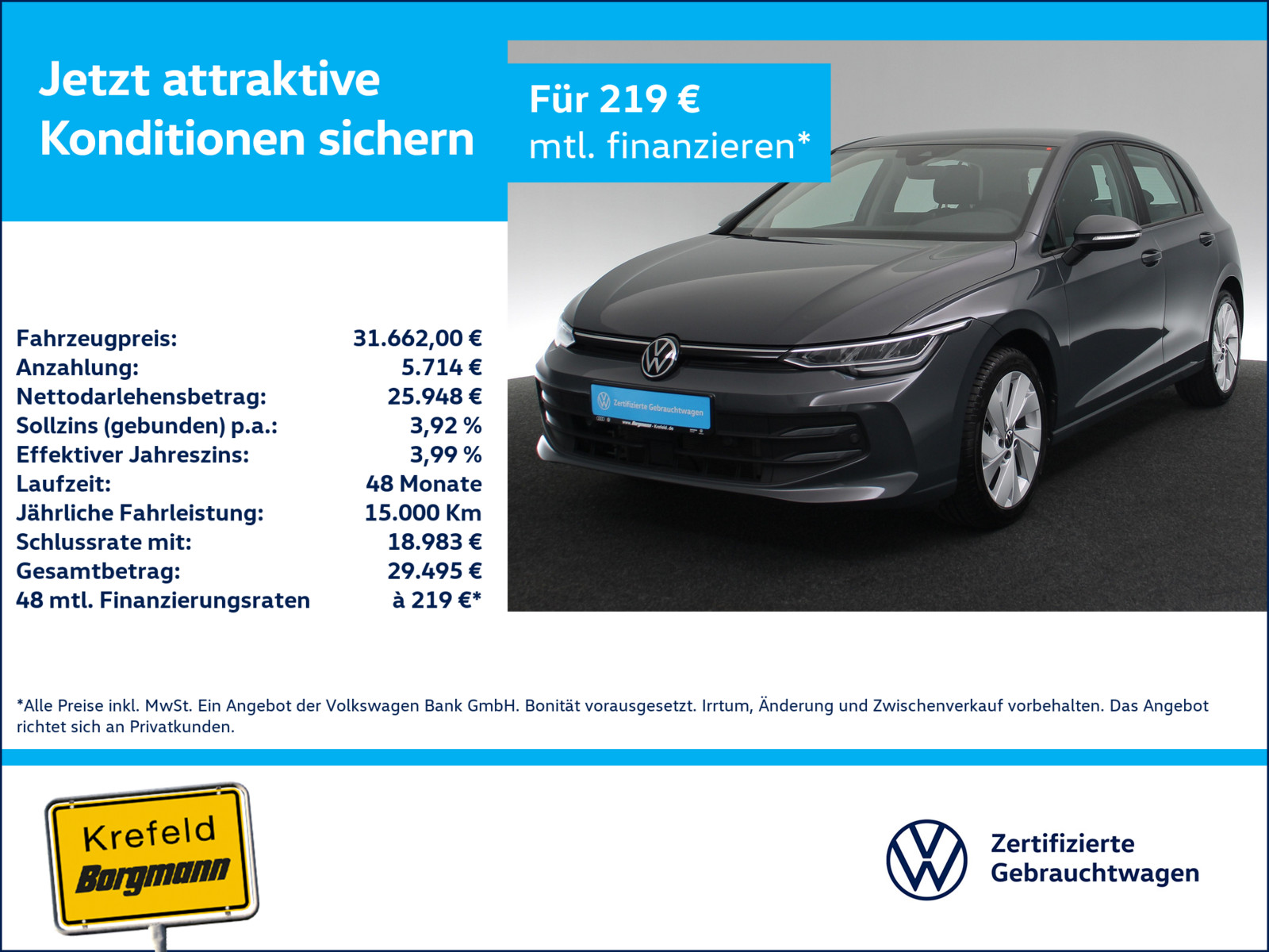 VW Golf VIII 1.5 eTSI Life