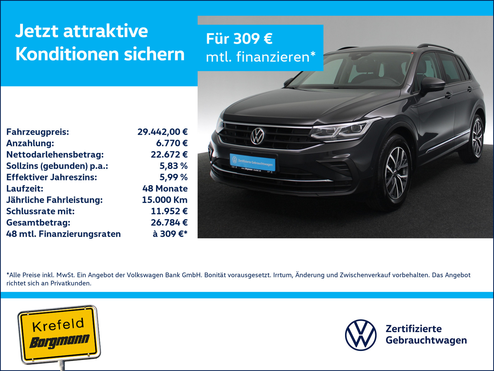 VW Tiguan 2.0 TDI Life