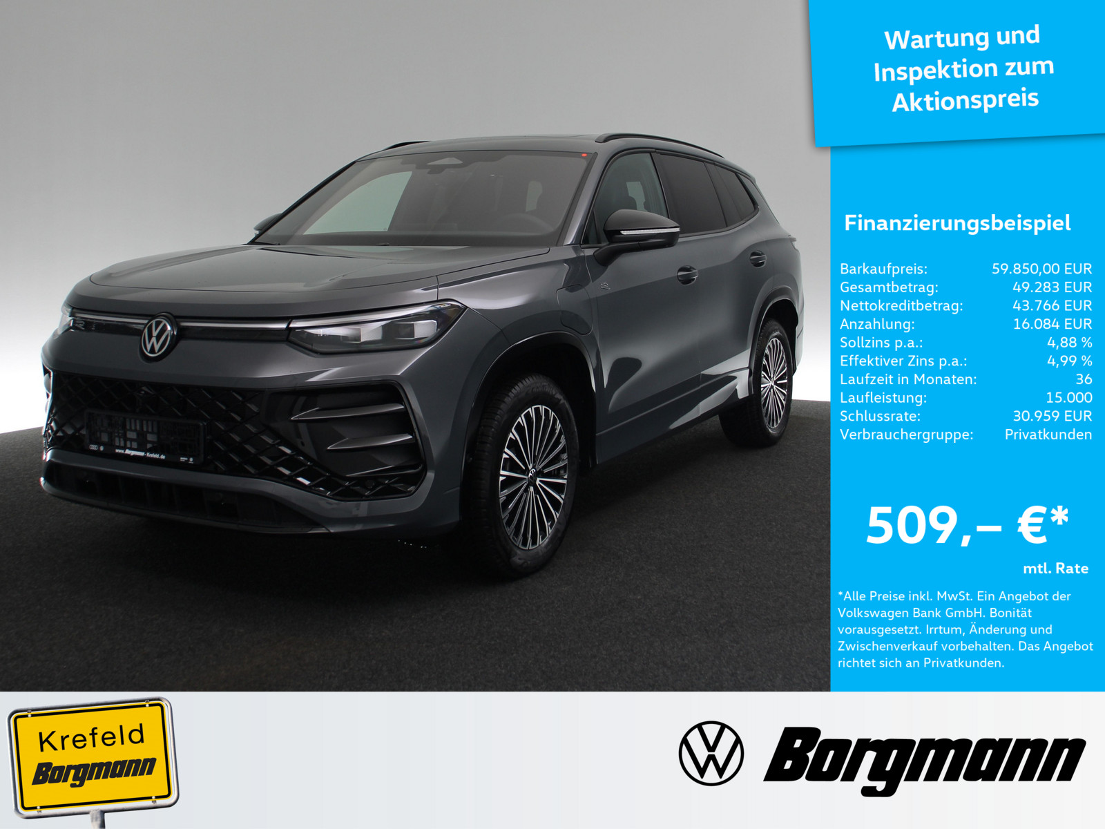 VW Tayron R-Line 1,5 l eHybrid DSG