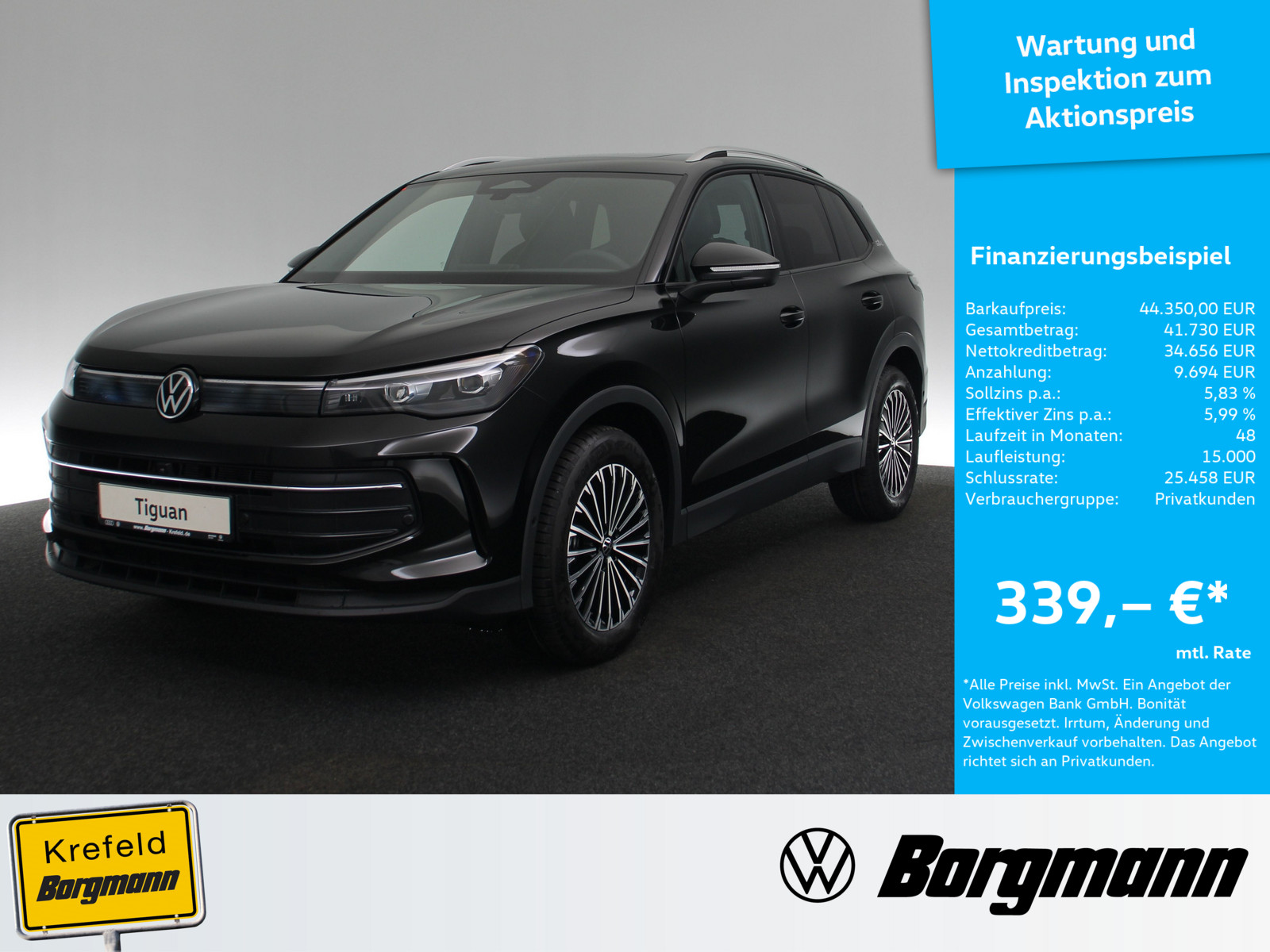 VW Tiguan 1.5 eTSI Goal