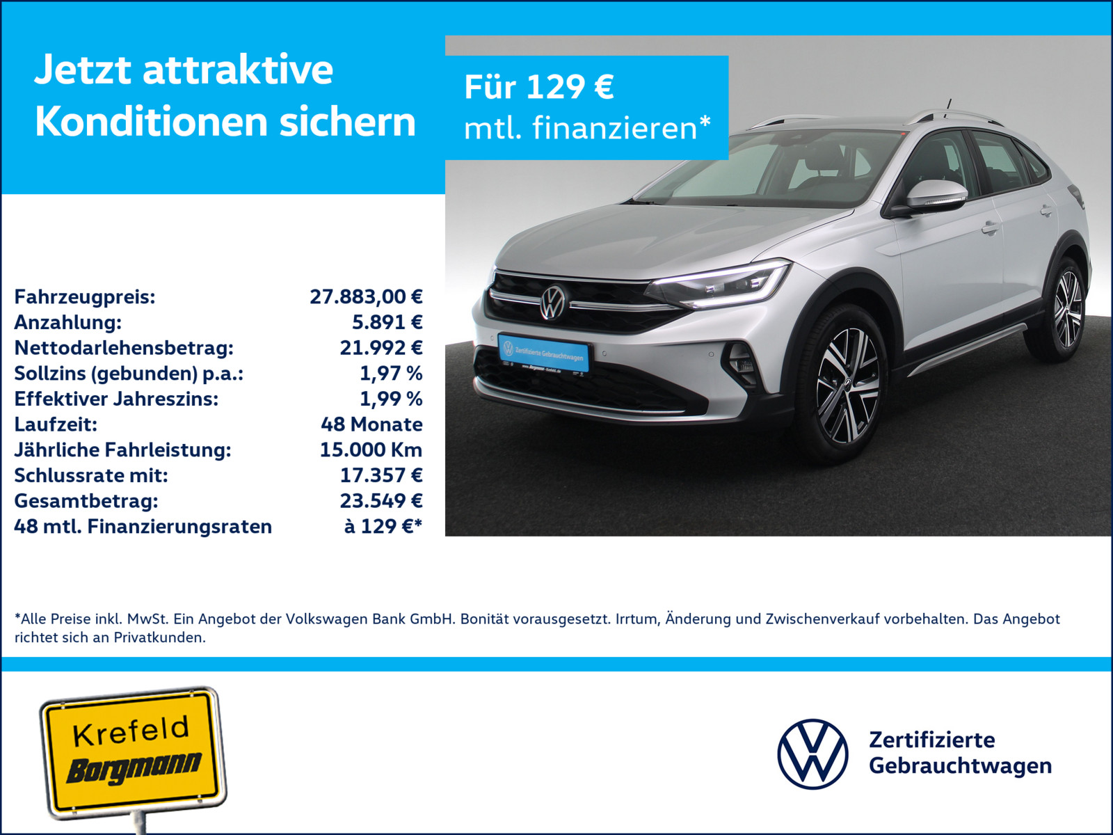 VW Taigo 1.5 TSI Style
