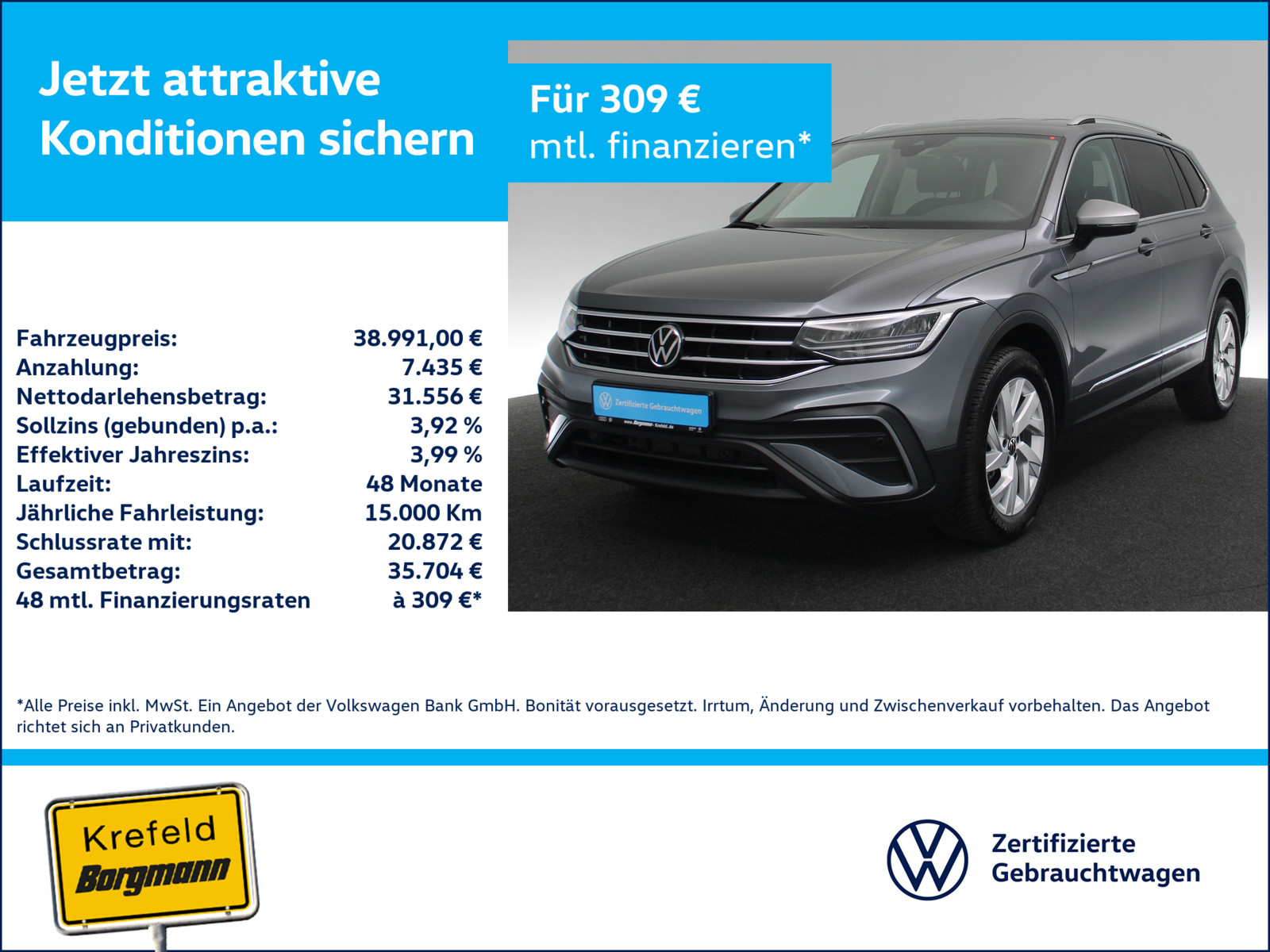 VW Tiguan Allspace 1.5 TSI Life