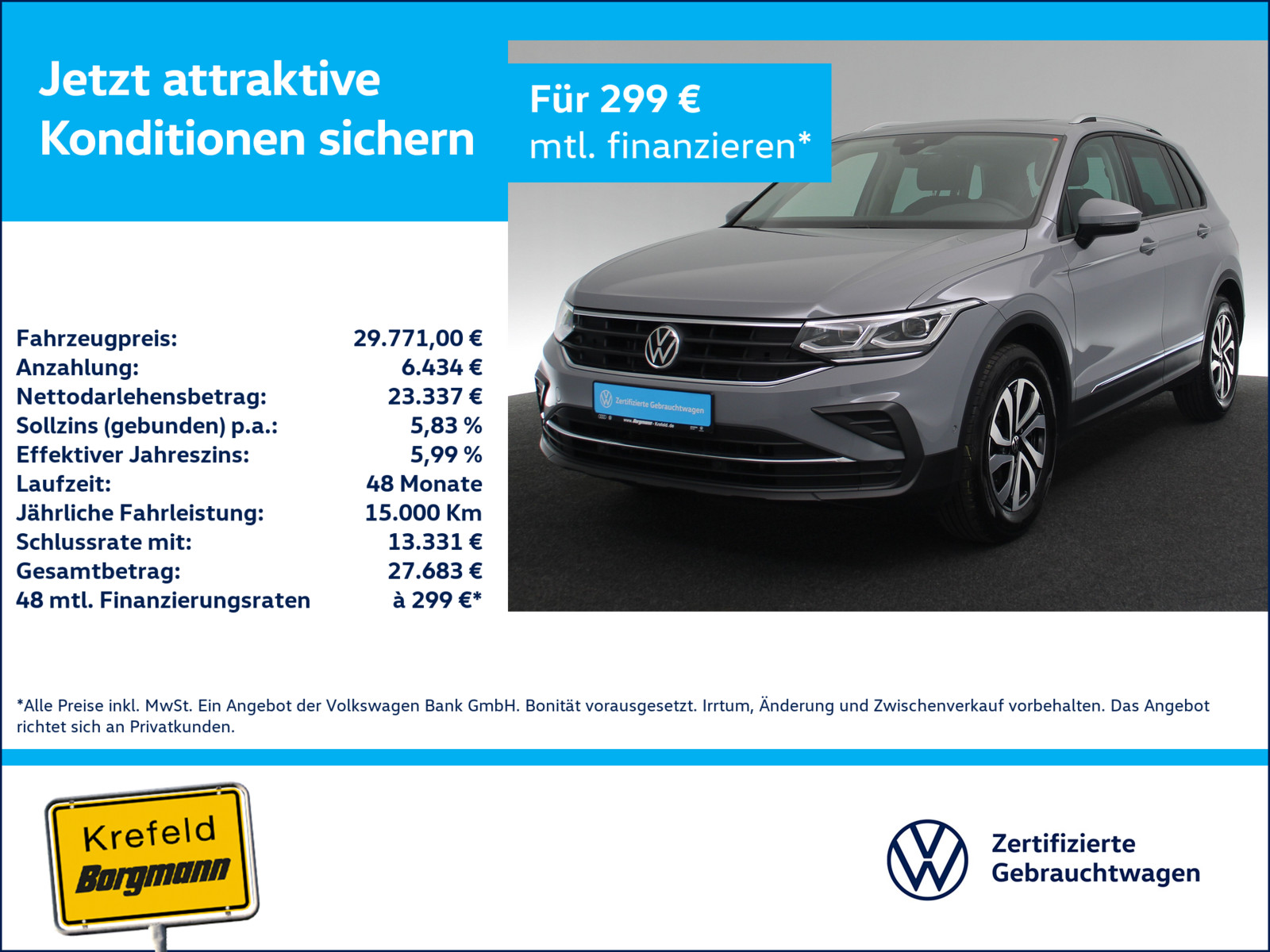 VW Tiguan 2.0 TDI Active
