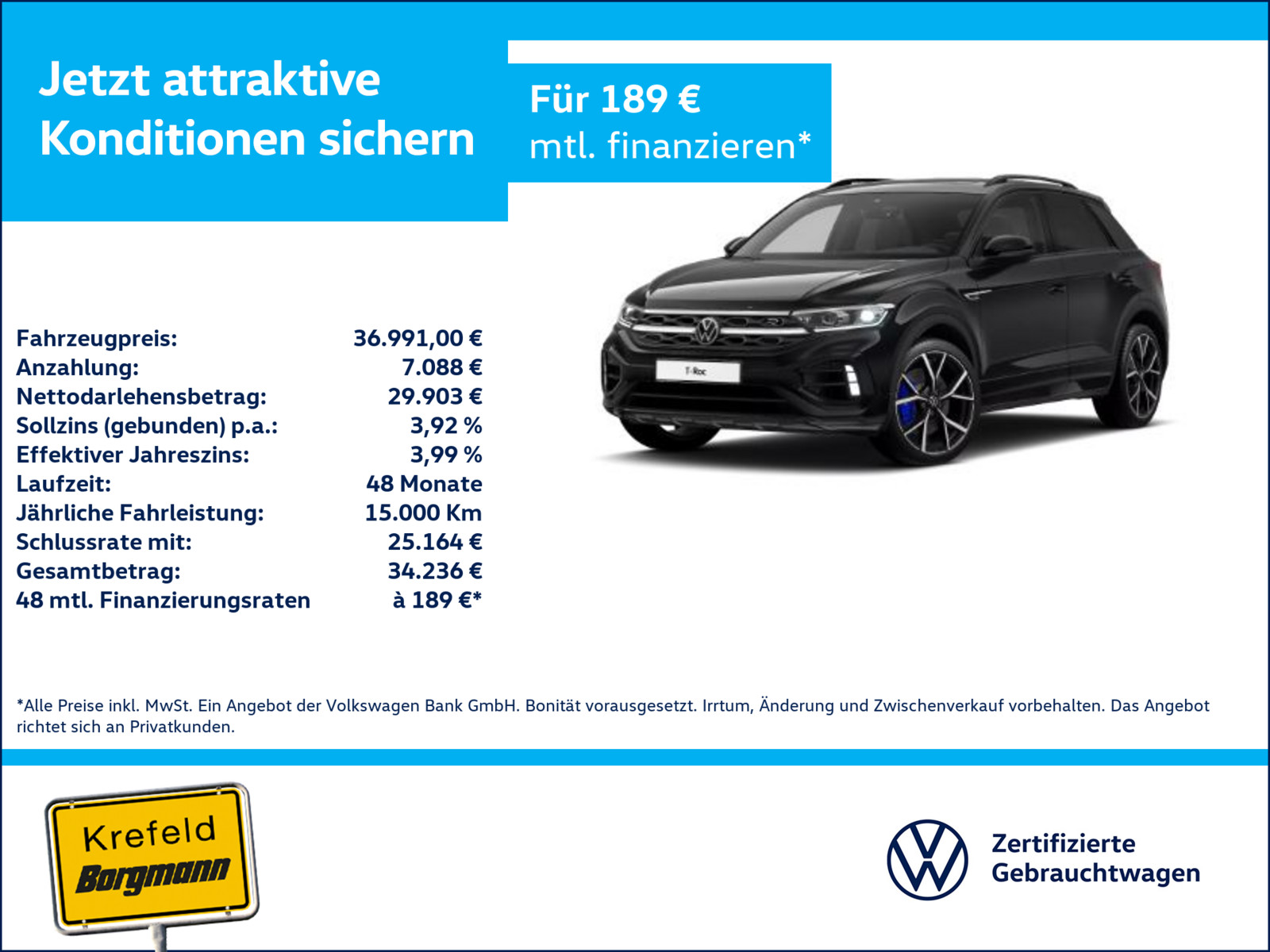 VW T-Roc 2.0 TSI R 4Motion