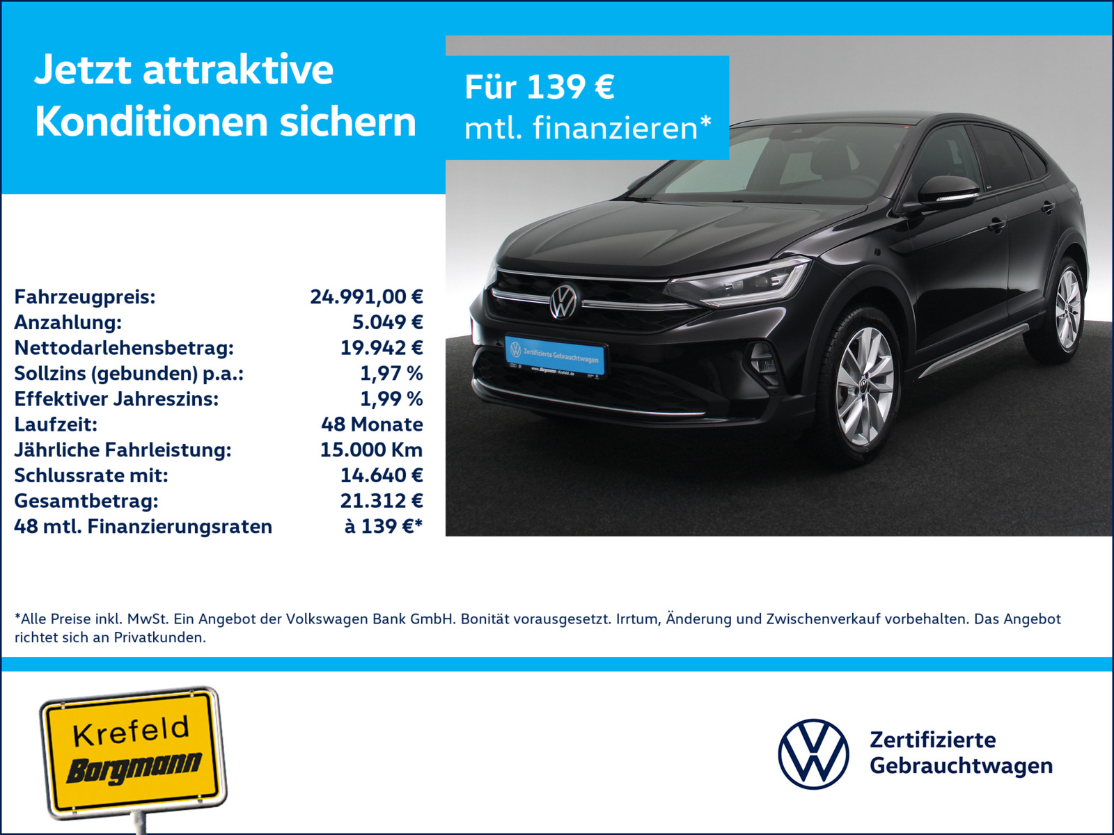 VW Taigo 1.0 TSI Move