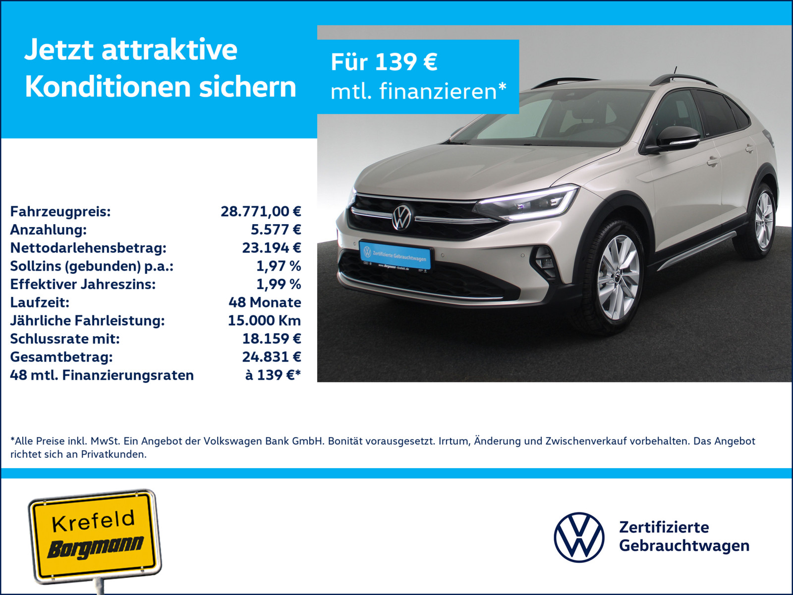VW Taigo 1.5 TSI Move