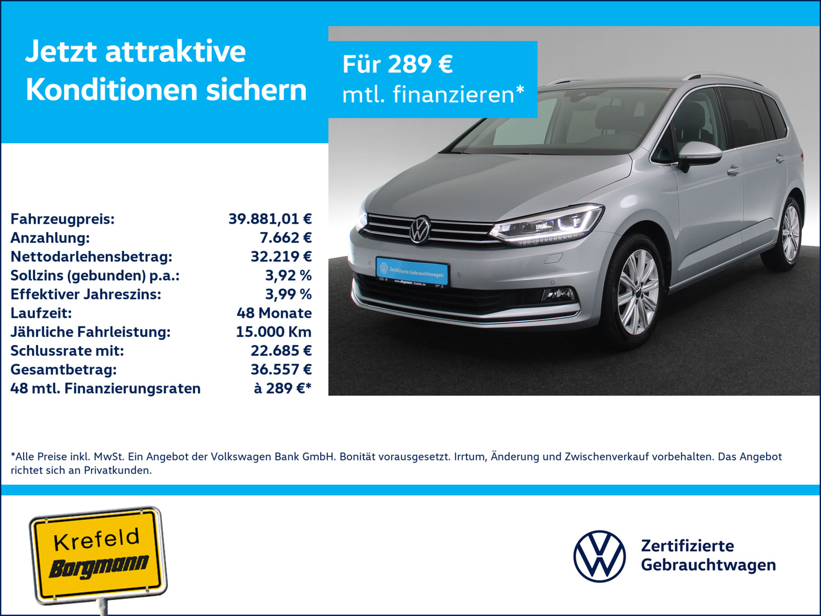 VW Touran 2.0 TDI Highline