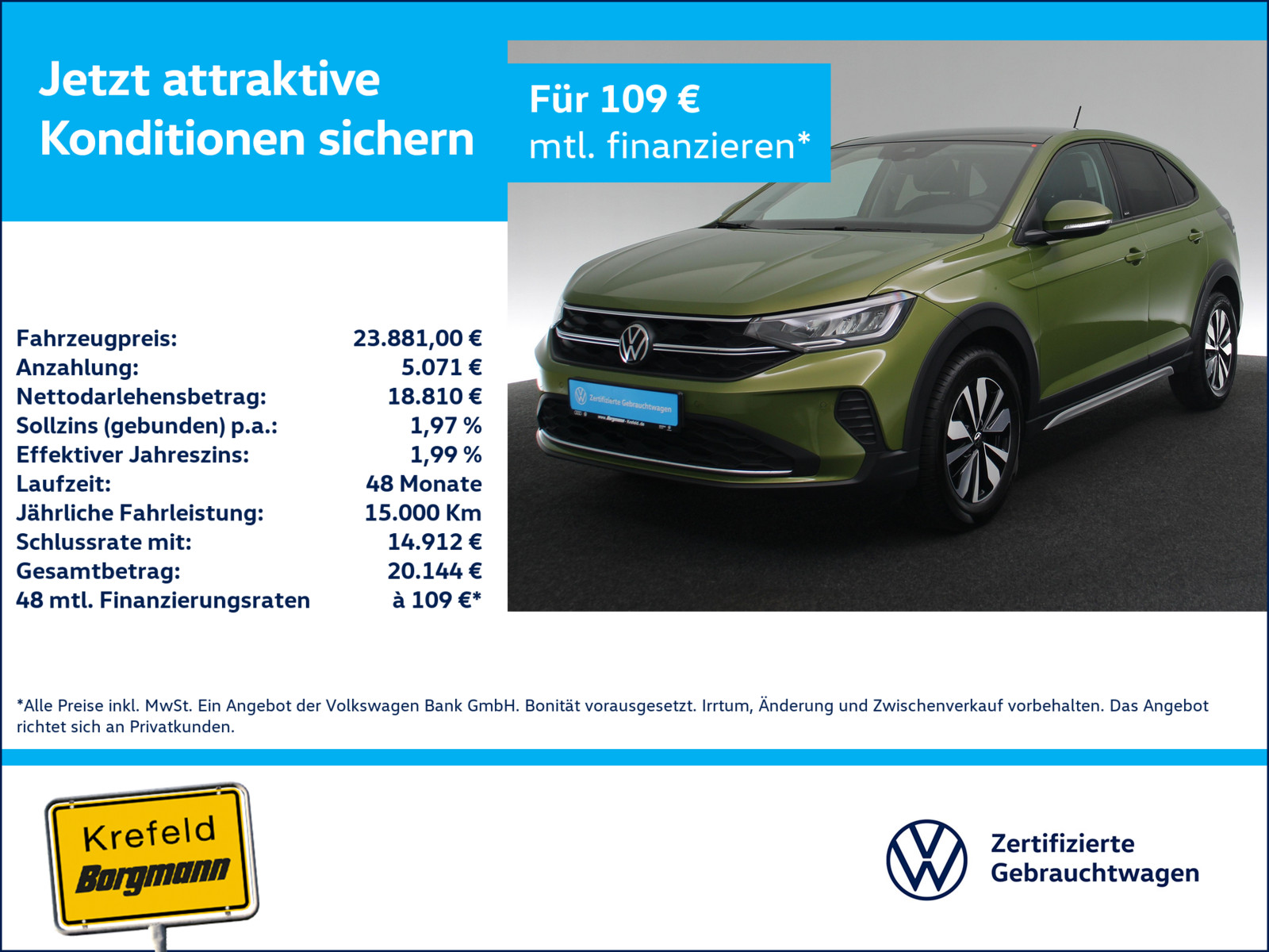 VW Taigo 1.0 TSI Move