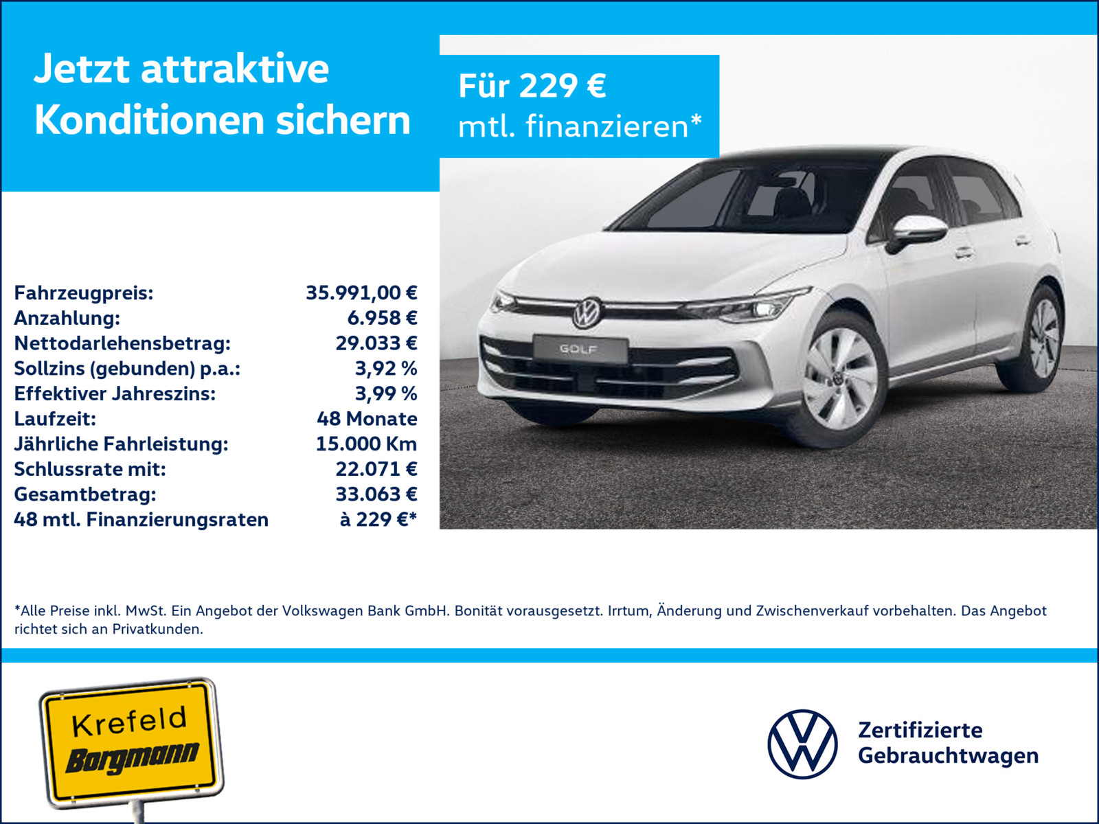 VW Golf VIII 1.5 eTSI Style