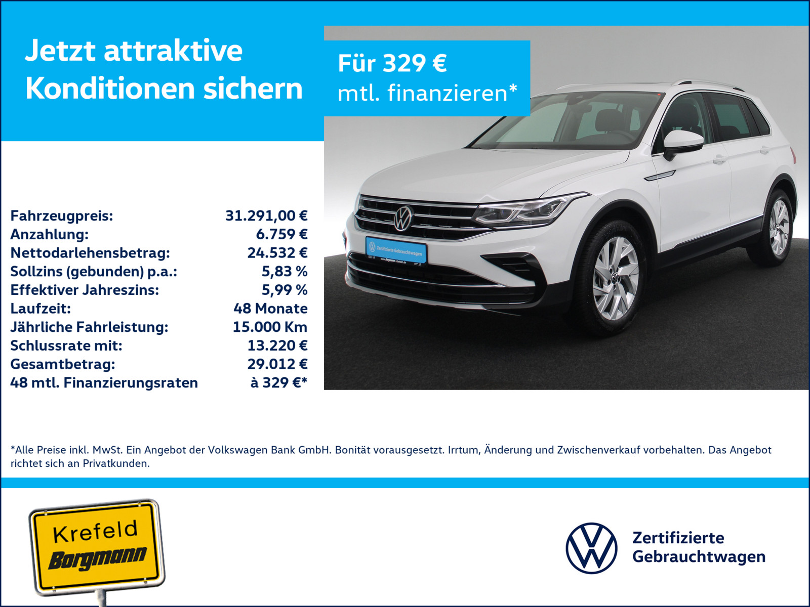 VW Tiguan 1.5 TSI Elegance