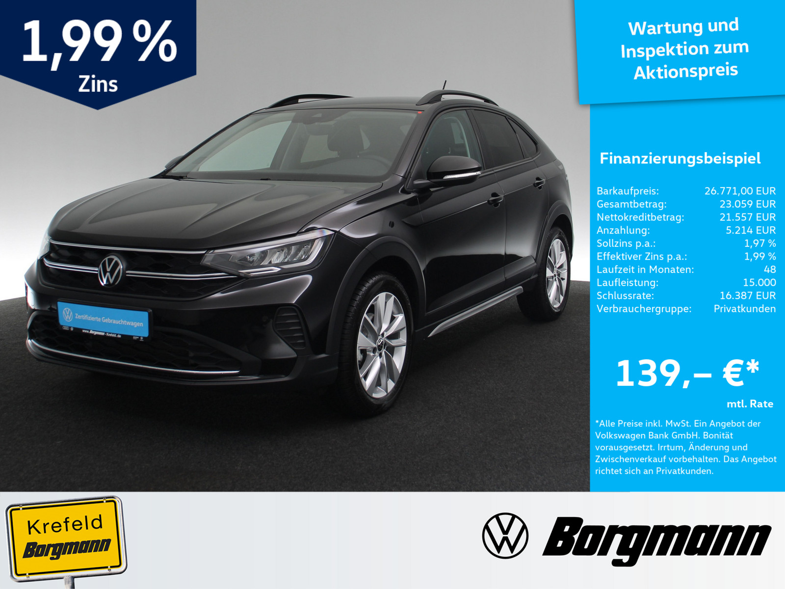 VW Taigo 1.5 TSI Life