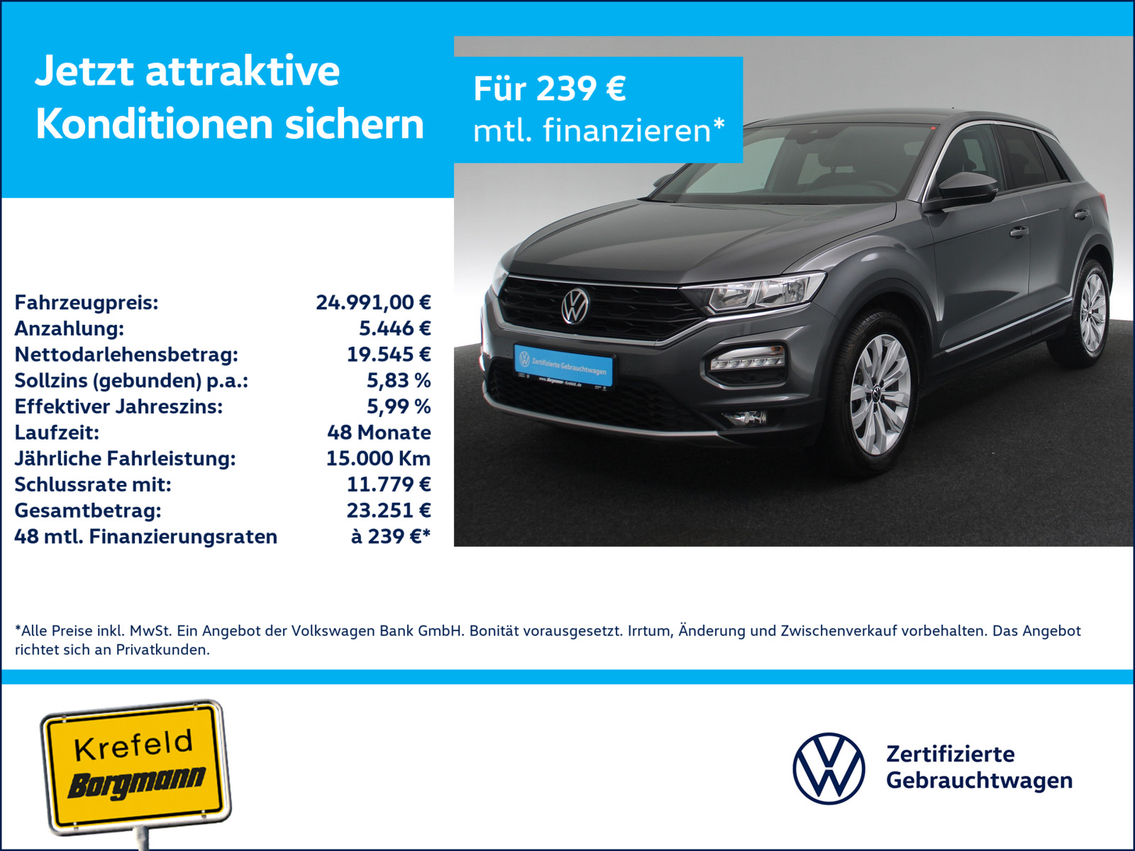 VW T-Roc 2.0 TDI Sport