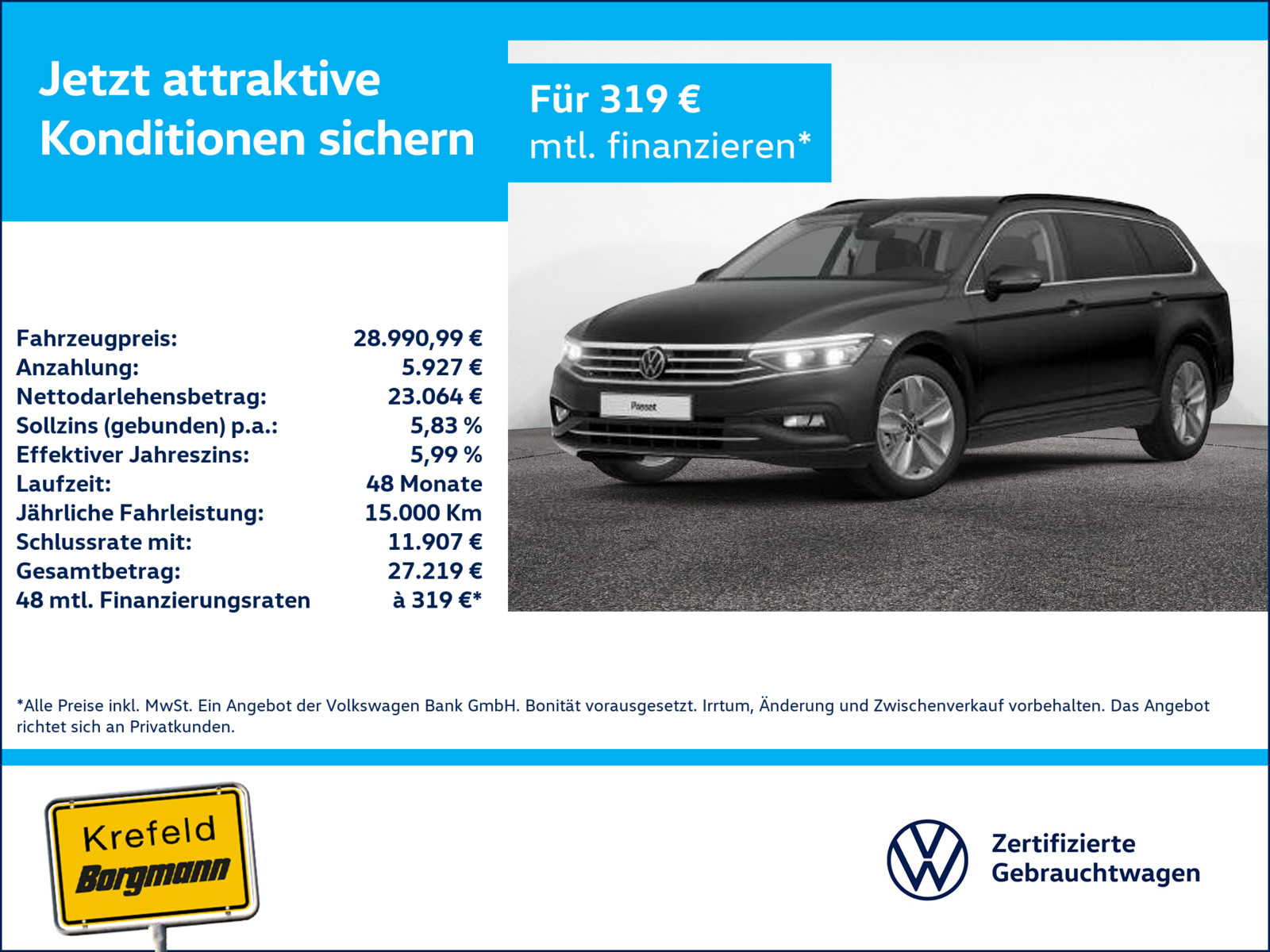 VW Passat Variant 2.0 TDI Business