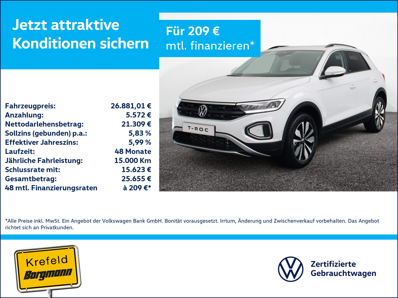 VW T-Roc 1.5 TSI Move