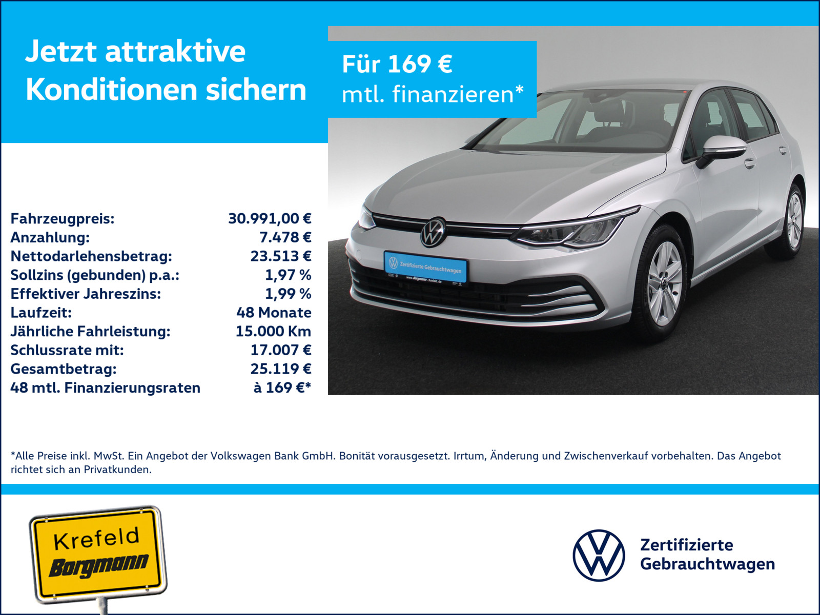 VW Golf VIII 2.0 TDI Life