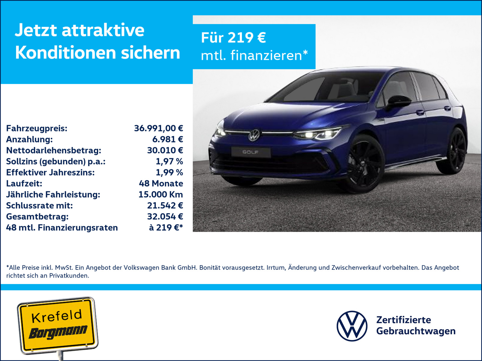 VW Golf VIII 2.0 TSI R-Line