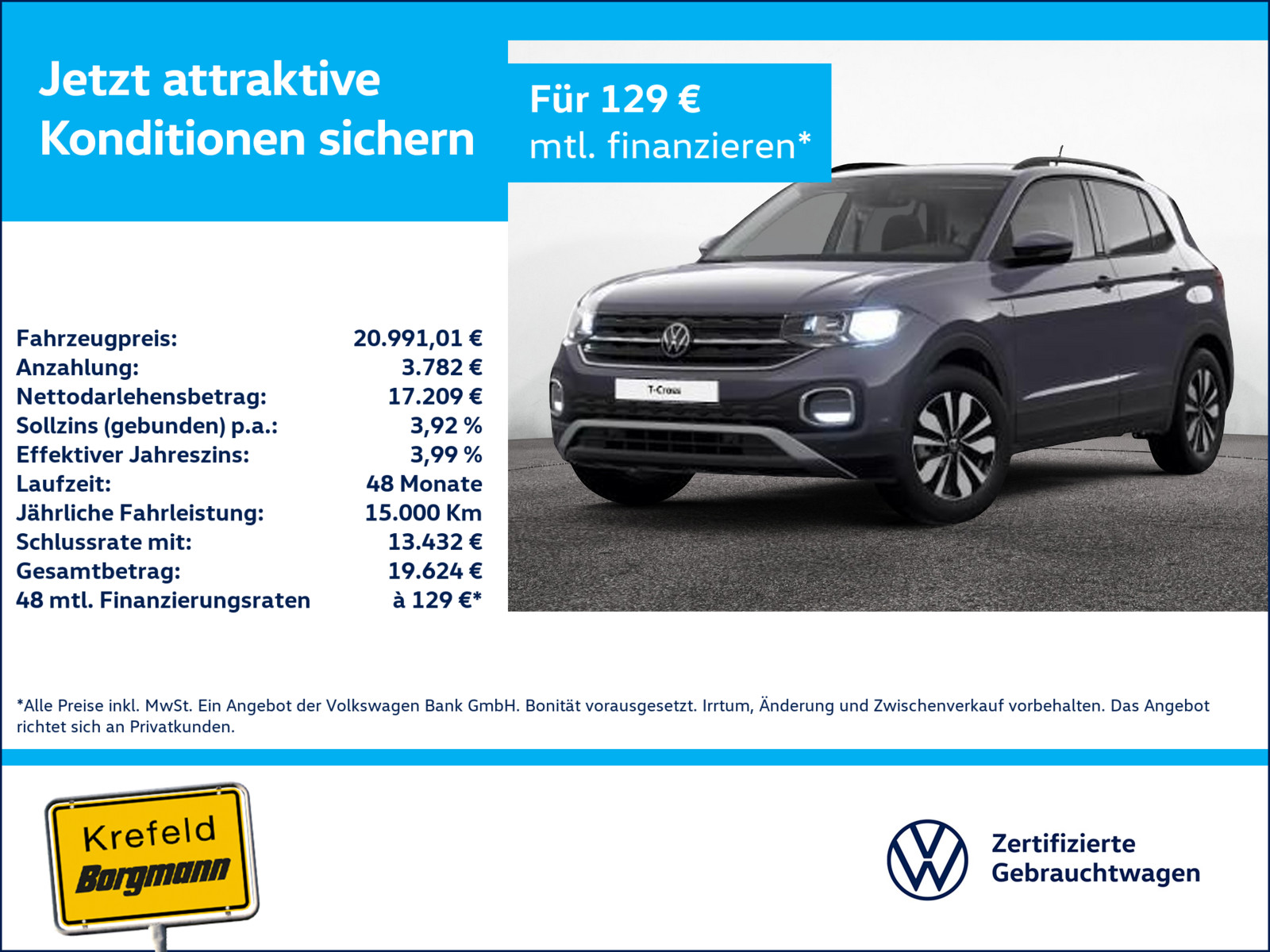 VW T-Cross 1.0 TSI Move