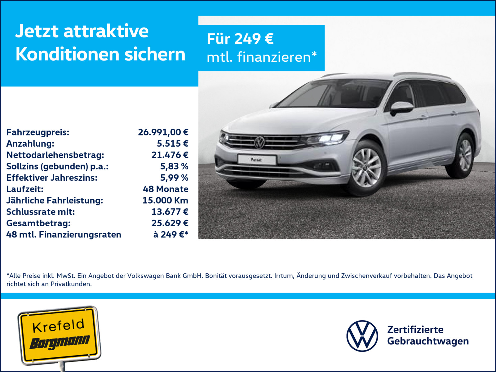 VW Passat Variant 2.0 TDI Business