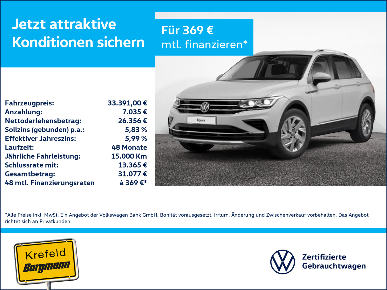VW Tiguan 2.0 TDI Elegance 4Motion