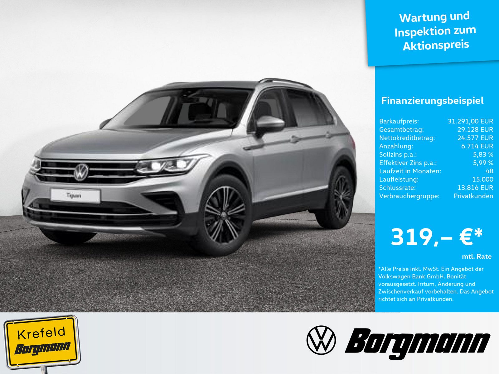 VW Tiguan 2.0 TDI Elegance 4Motion
