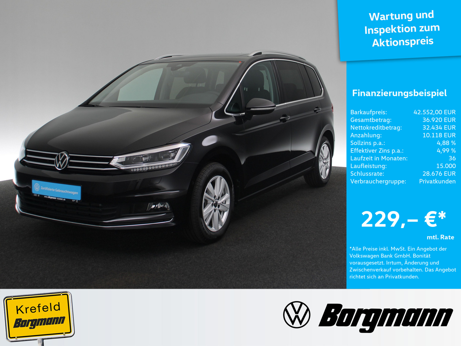VW Touran 1.5 TSI Highline