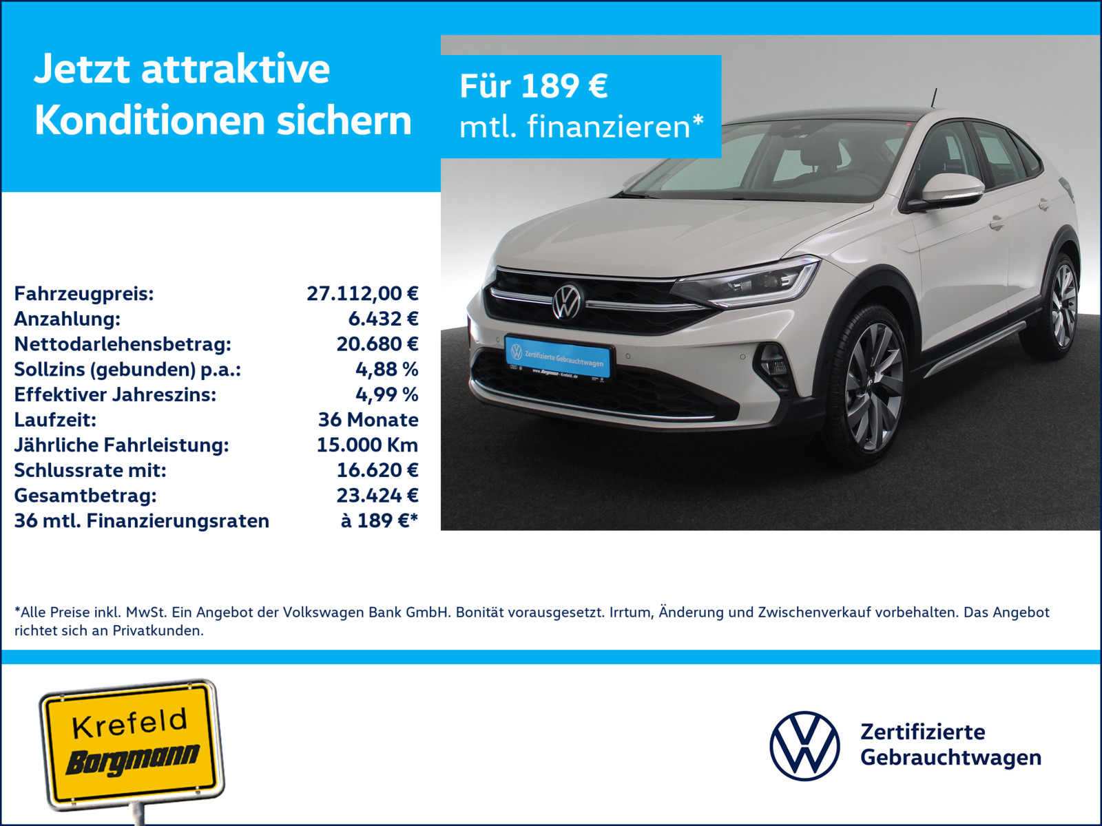 VW Taigo 1.5 TSI Style