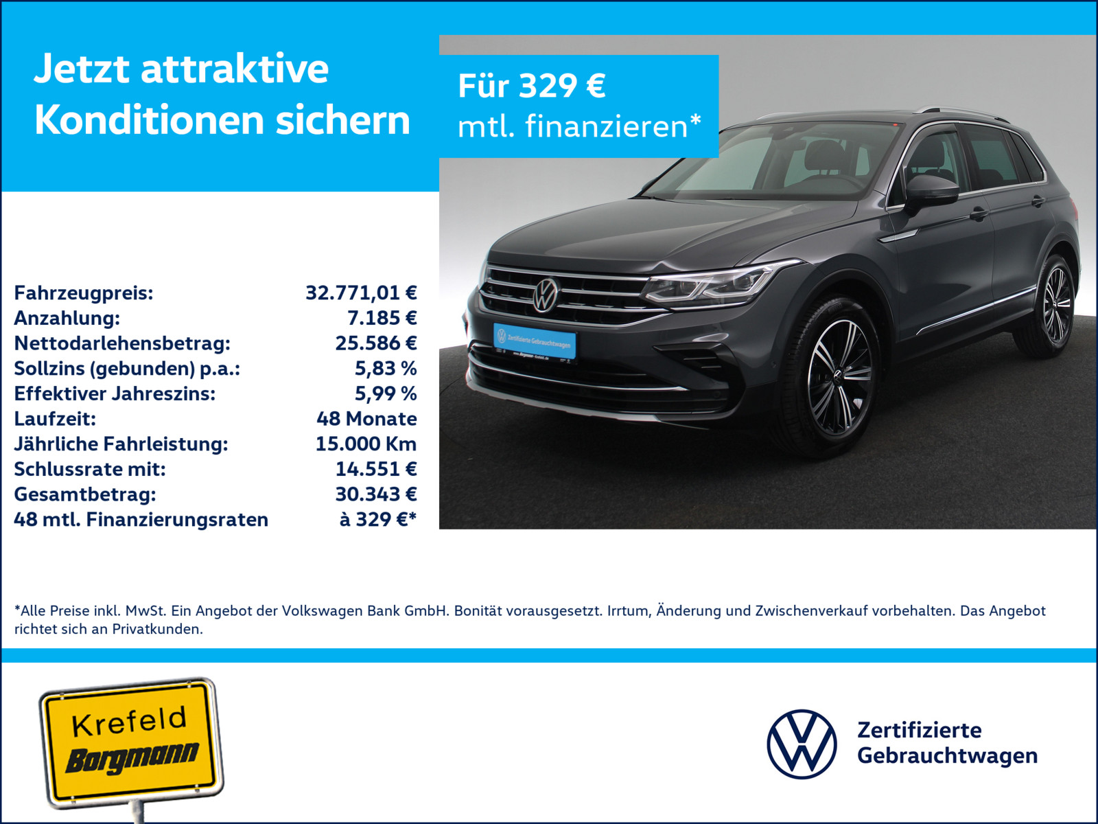 VW Tiguan 1.5 TSI Elegance