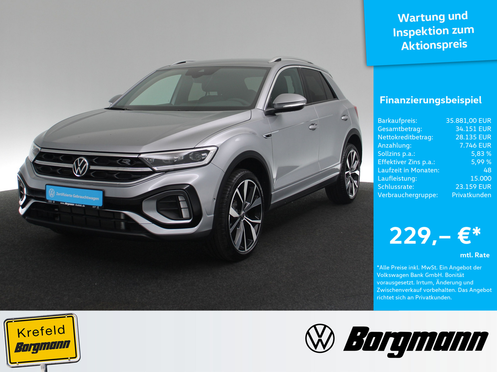 VW T-Roc 1.5 TSI R-Line