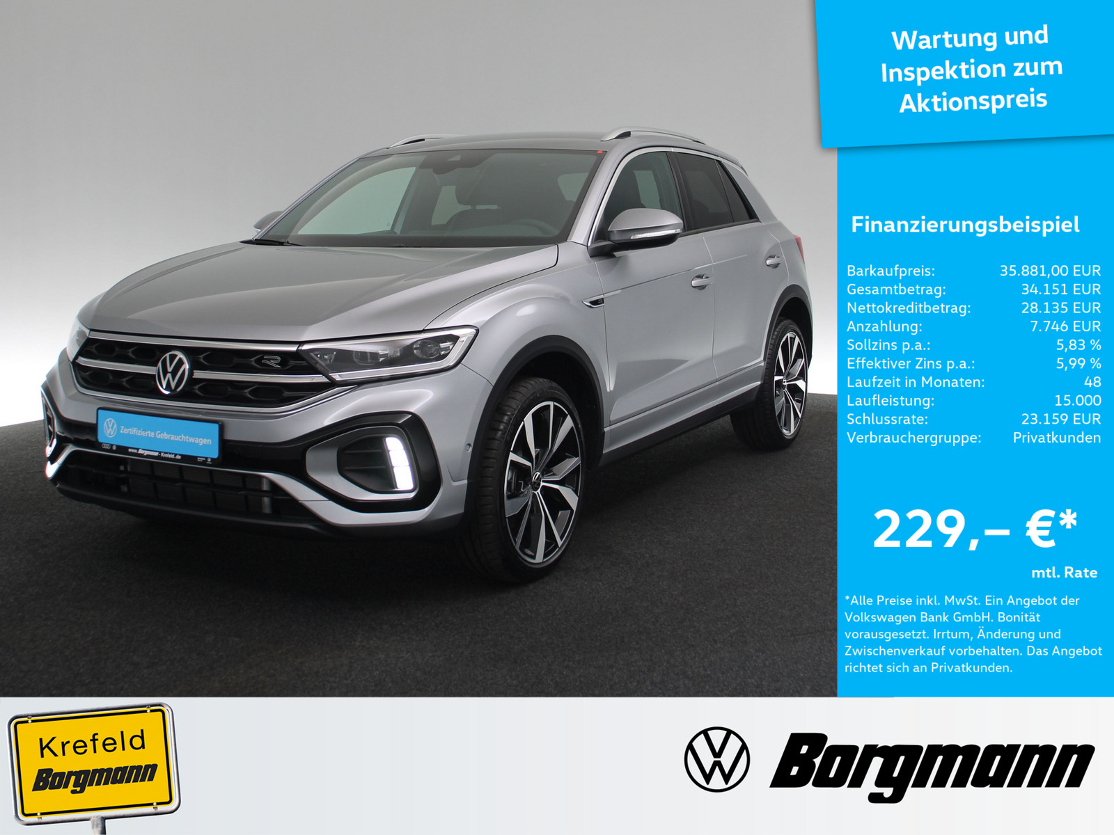 VW T-Roc 1.5 TSI R-Line