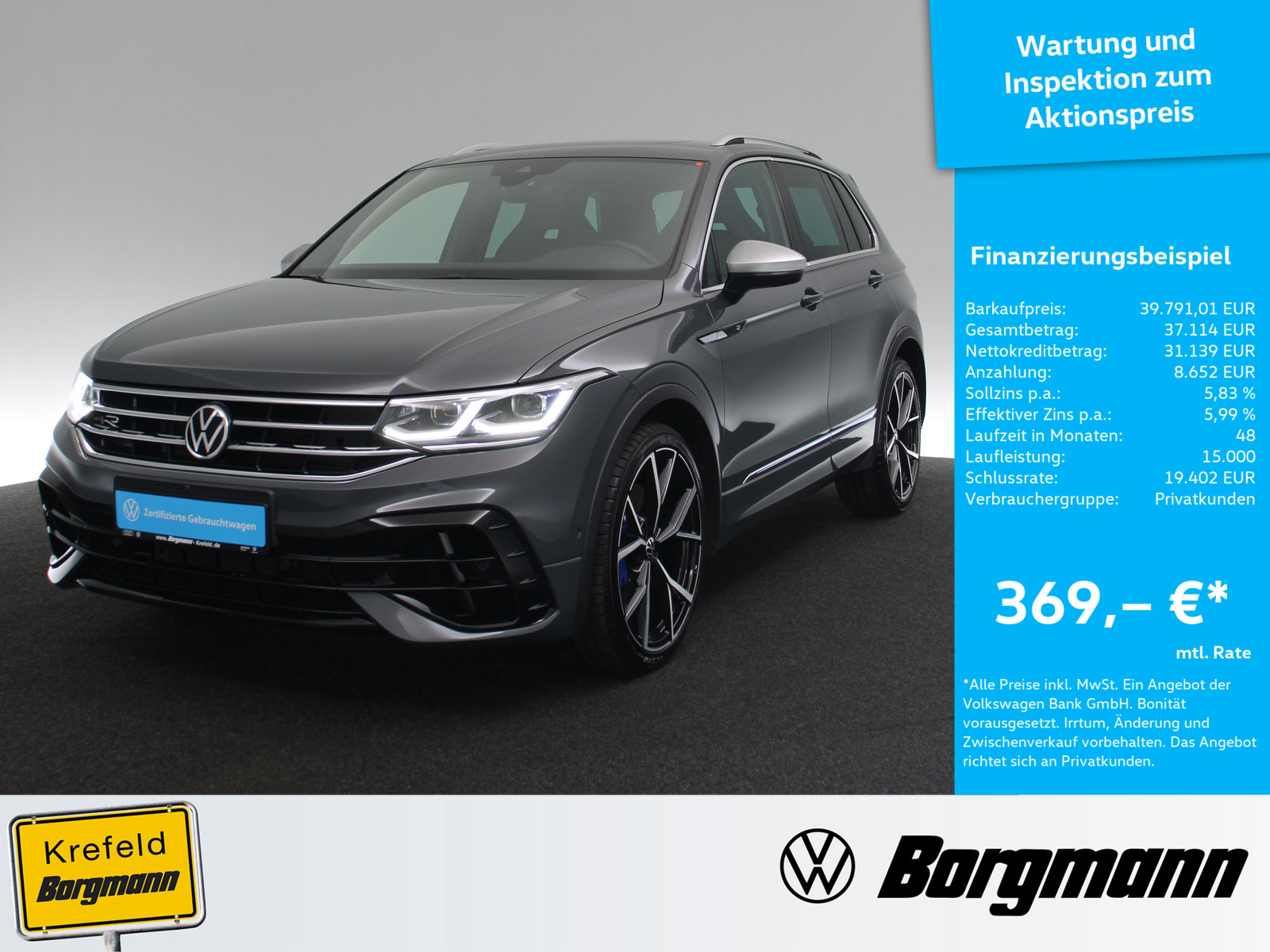 VW Tiguan 2.0 TSI R 4Motion