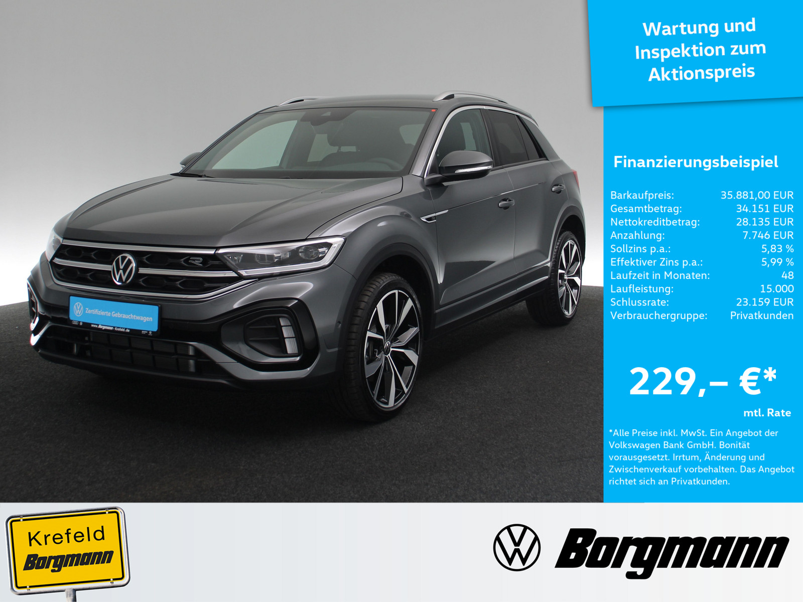 VW T-Roc 1.5 TSI R-Line