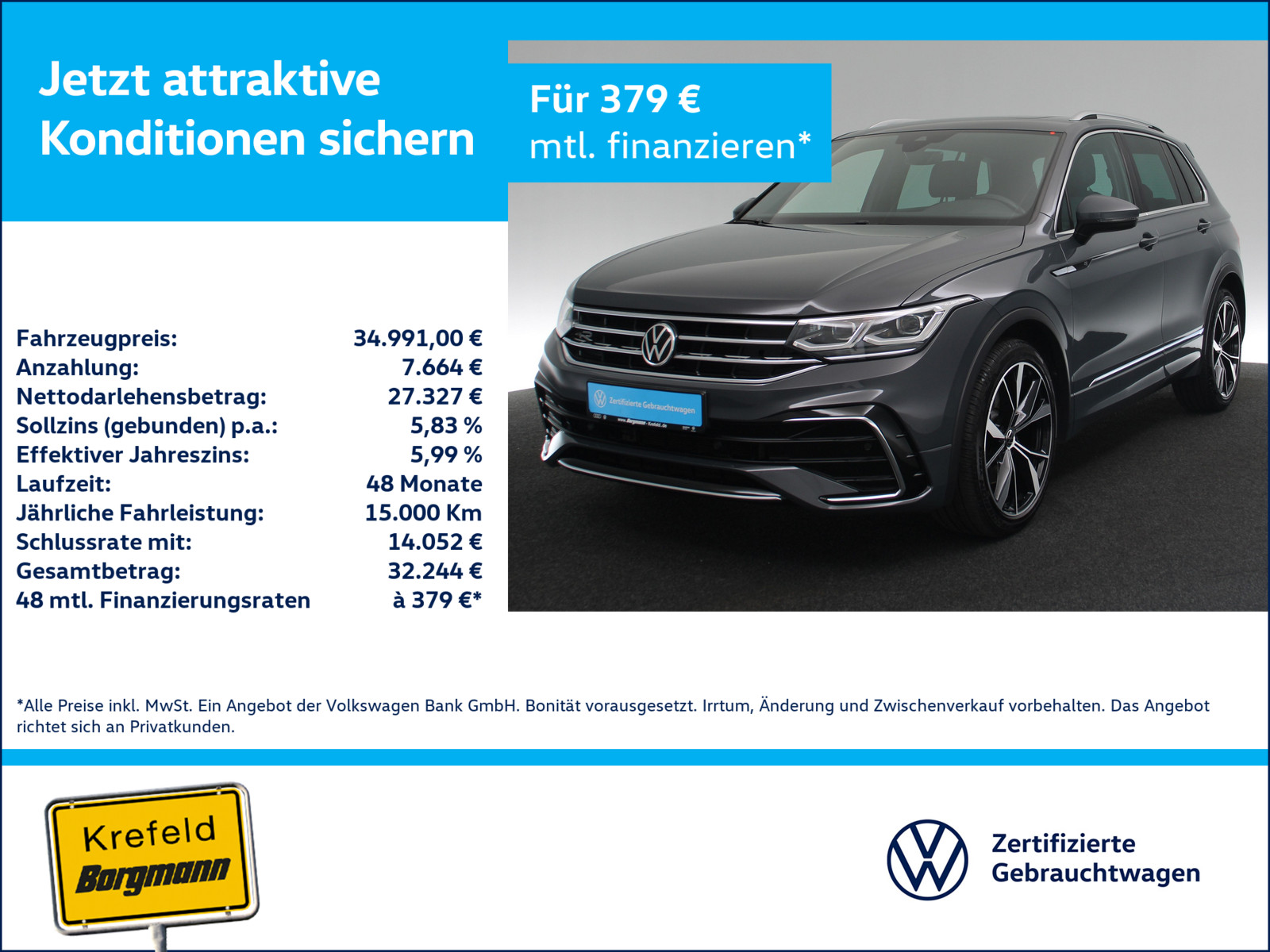 VW Tiguan 2.0 TSI R-Line 4Motion
