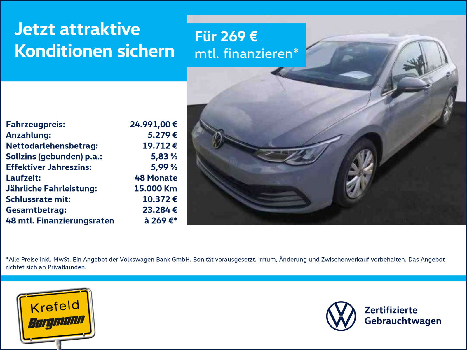 VW Golf VIII 2.0 TDI Life