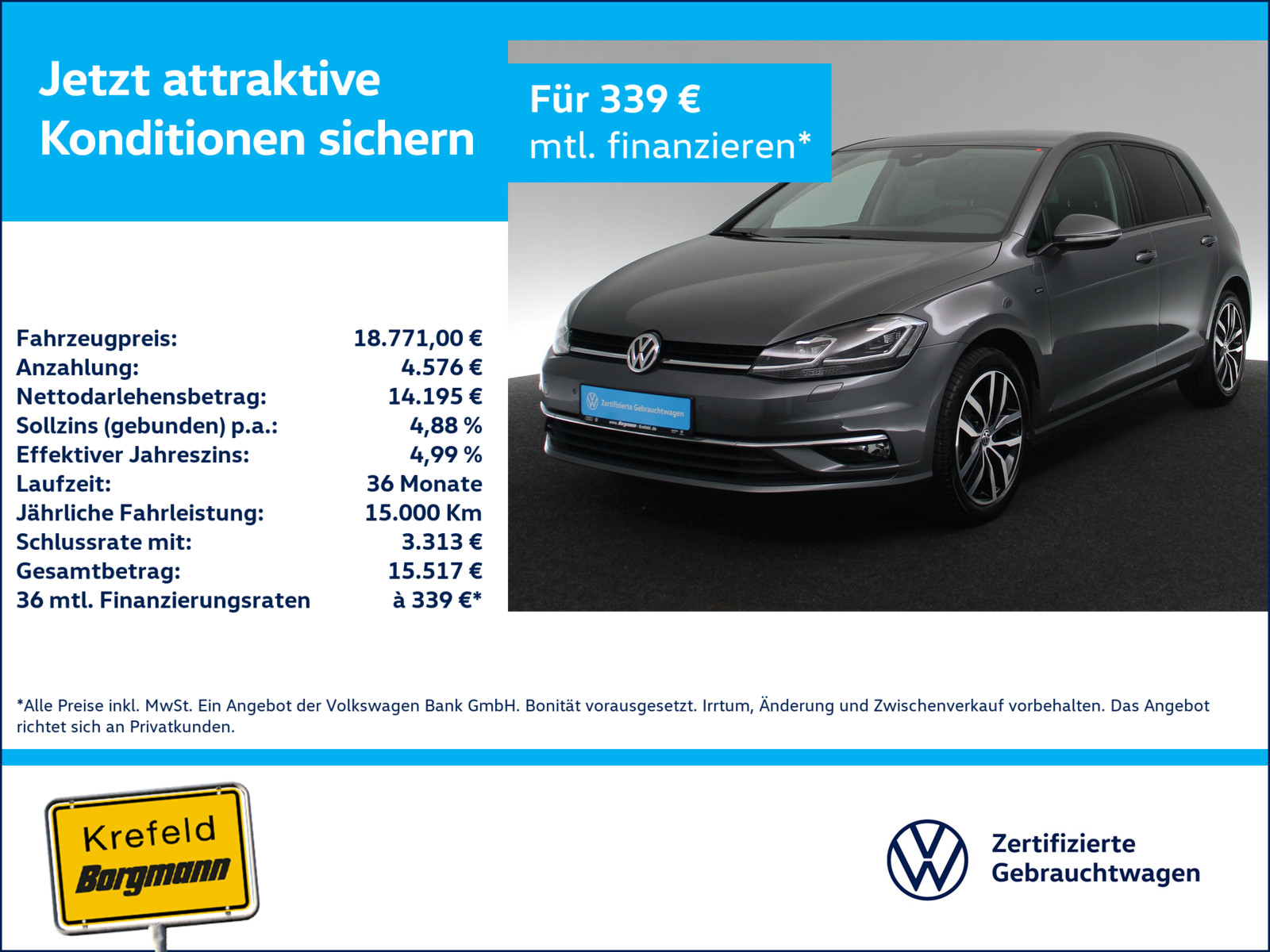 VW Golf VII 1.5 TSI ACT BMT/Start-Stopp Join