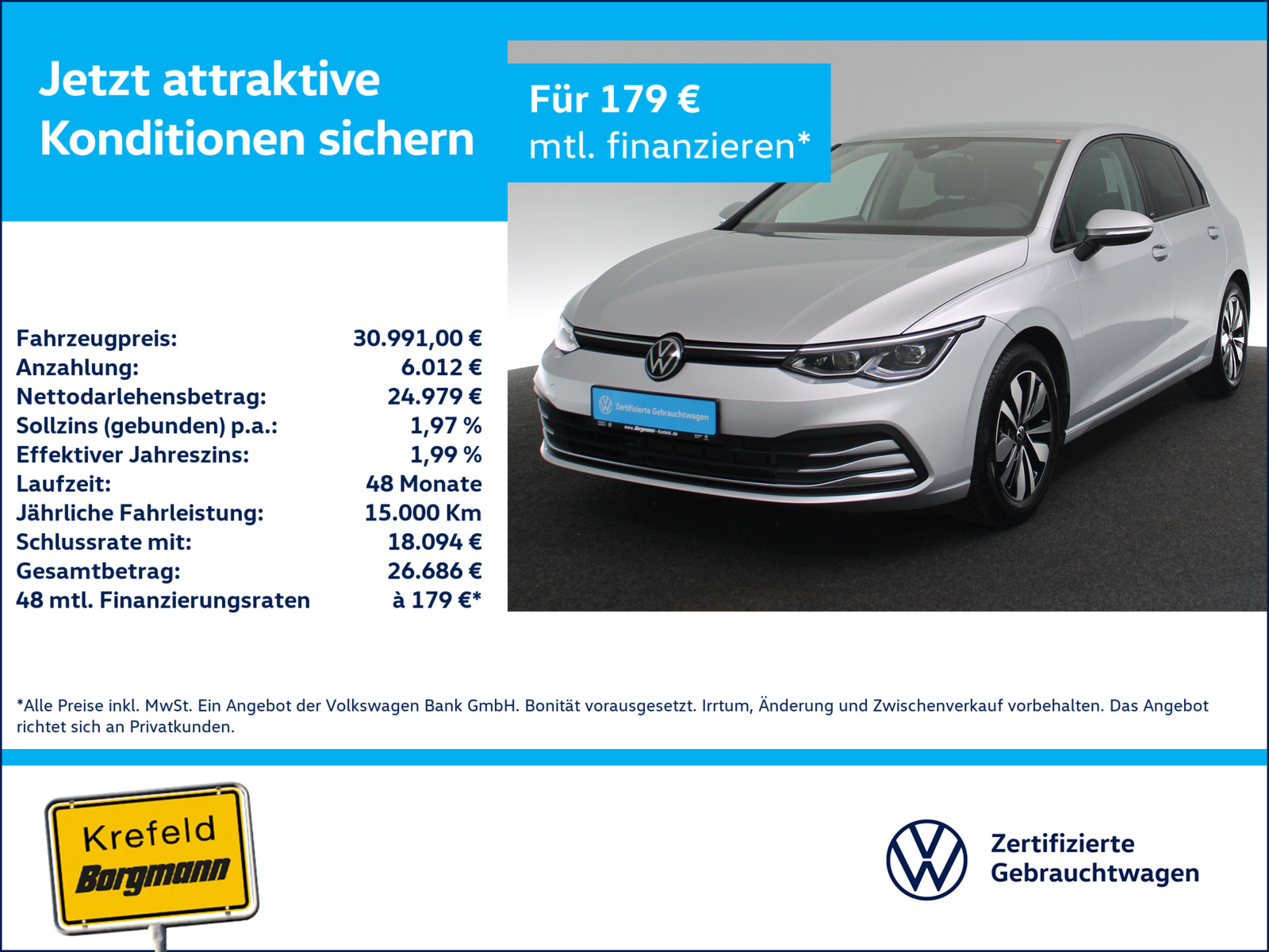 VW Golf VIII 1.5 eTSI Move