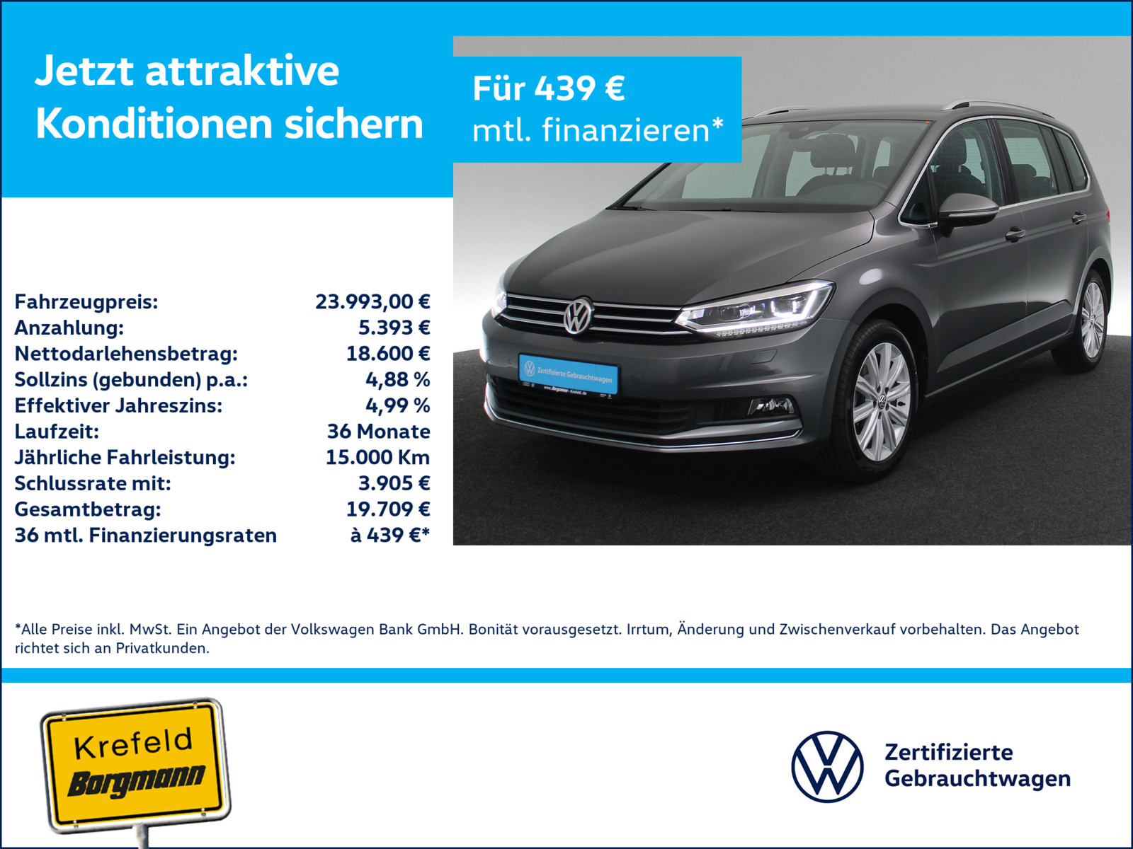 VW Touran 1.4 TSI Highline
