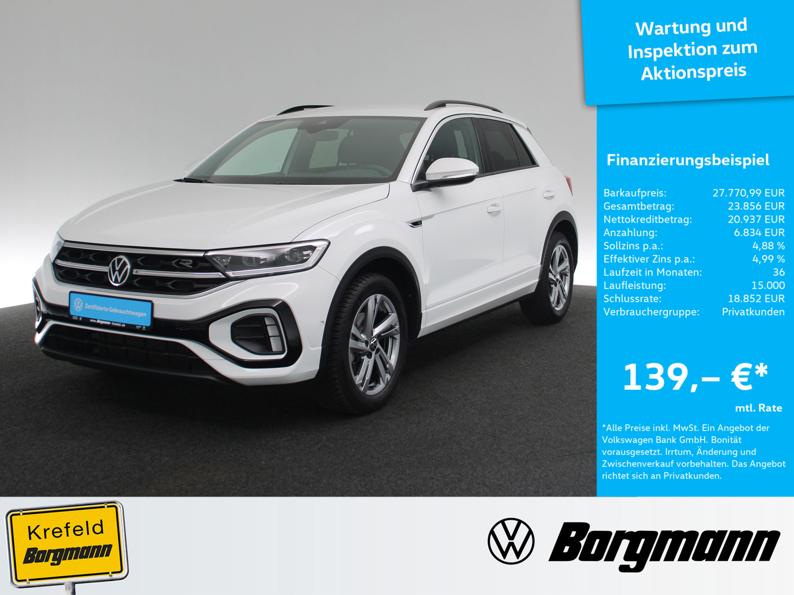 VW T-Roc 1.0 TSI R-Line