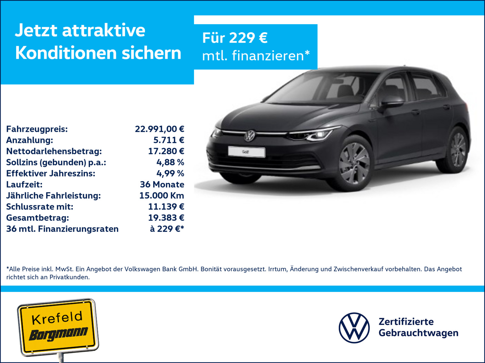 VW Golf VIII 1.5 TSI Style