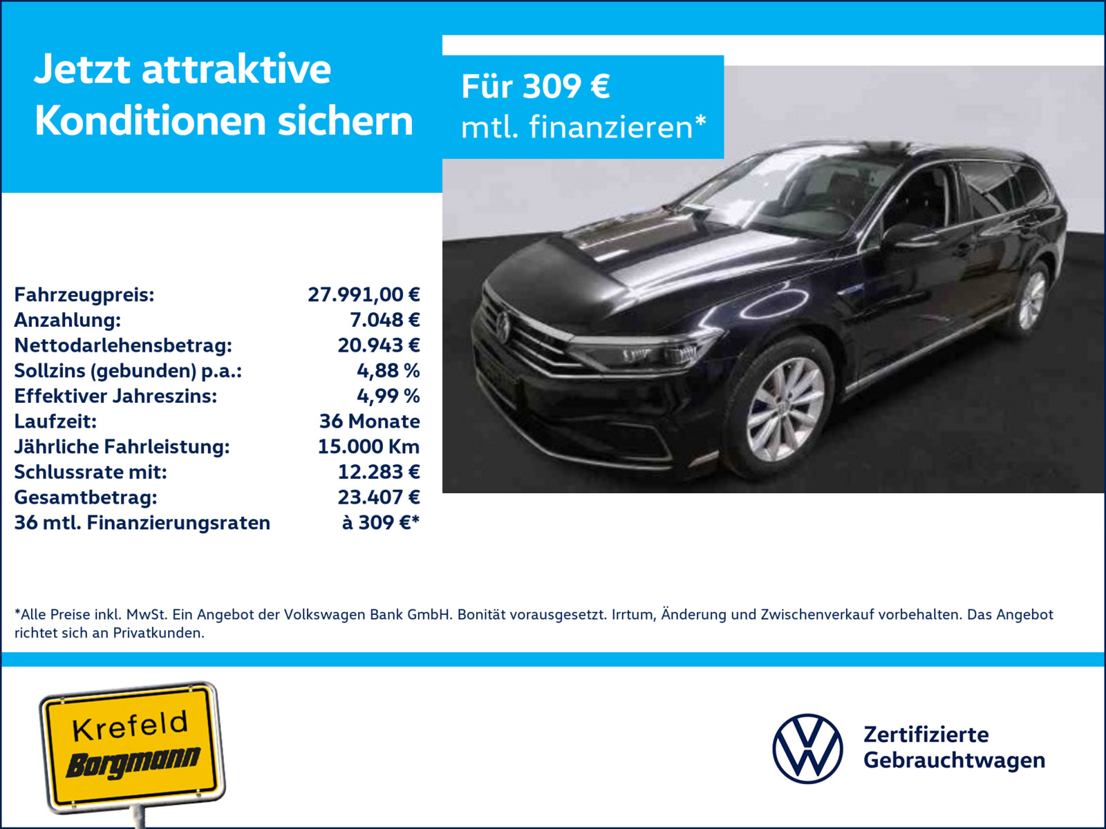 VW Passat Variant 1.4 TSI Hybrid GTE