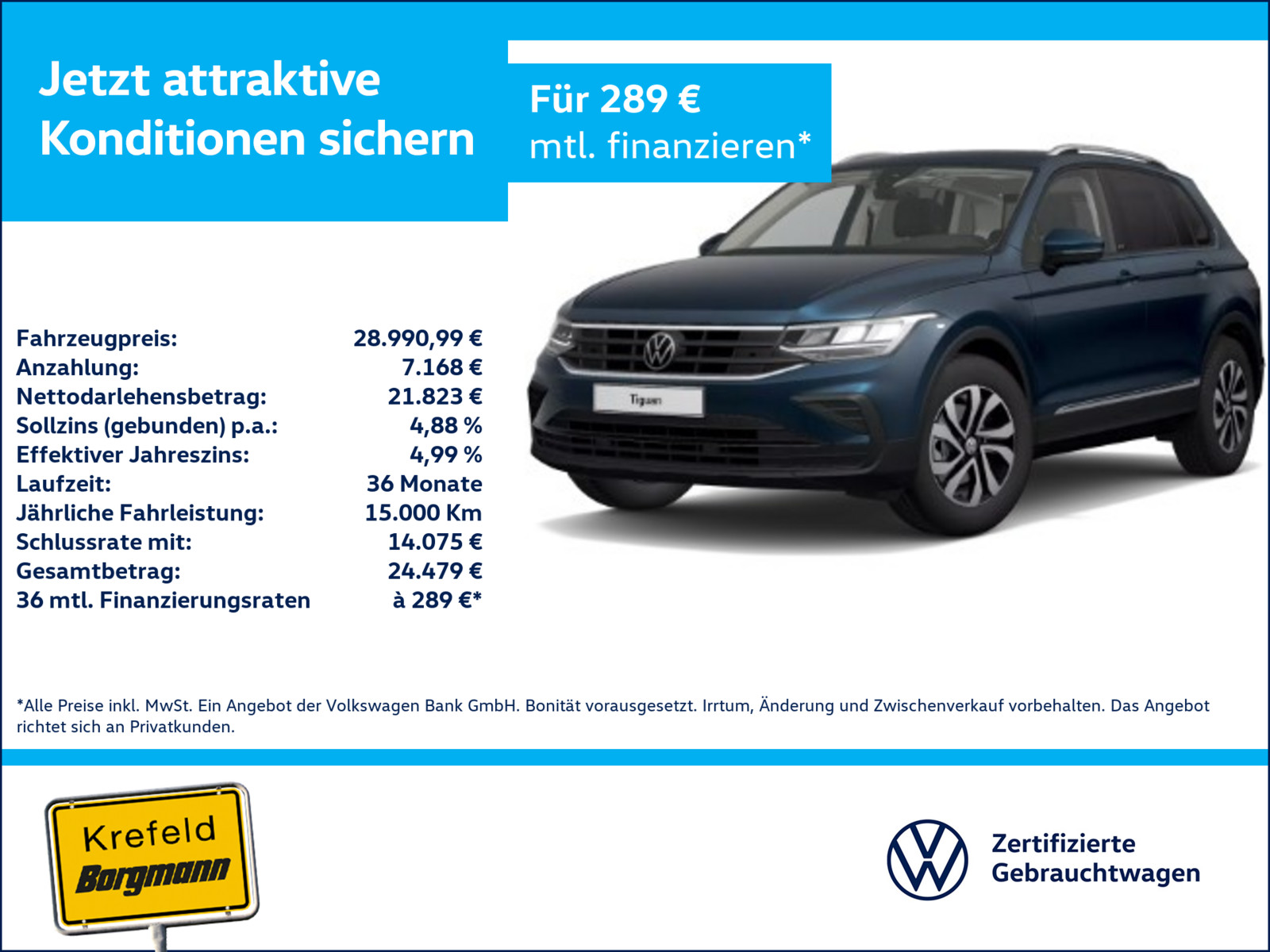 VW Tiguan 2.0 TDI Active