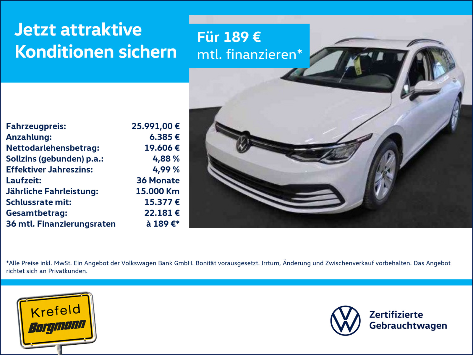 VW Golf VIII 1.5 eTSI Life