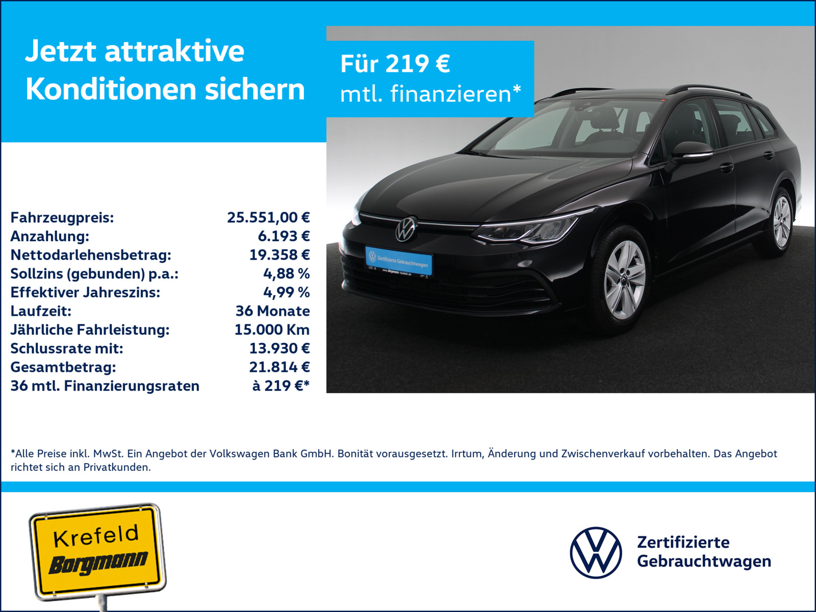 VW Golf VIII 1.5 eTSI Life