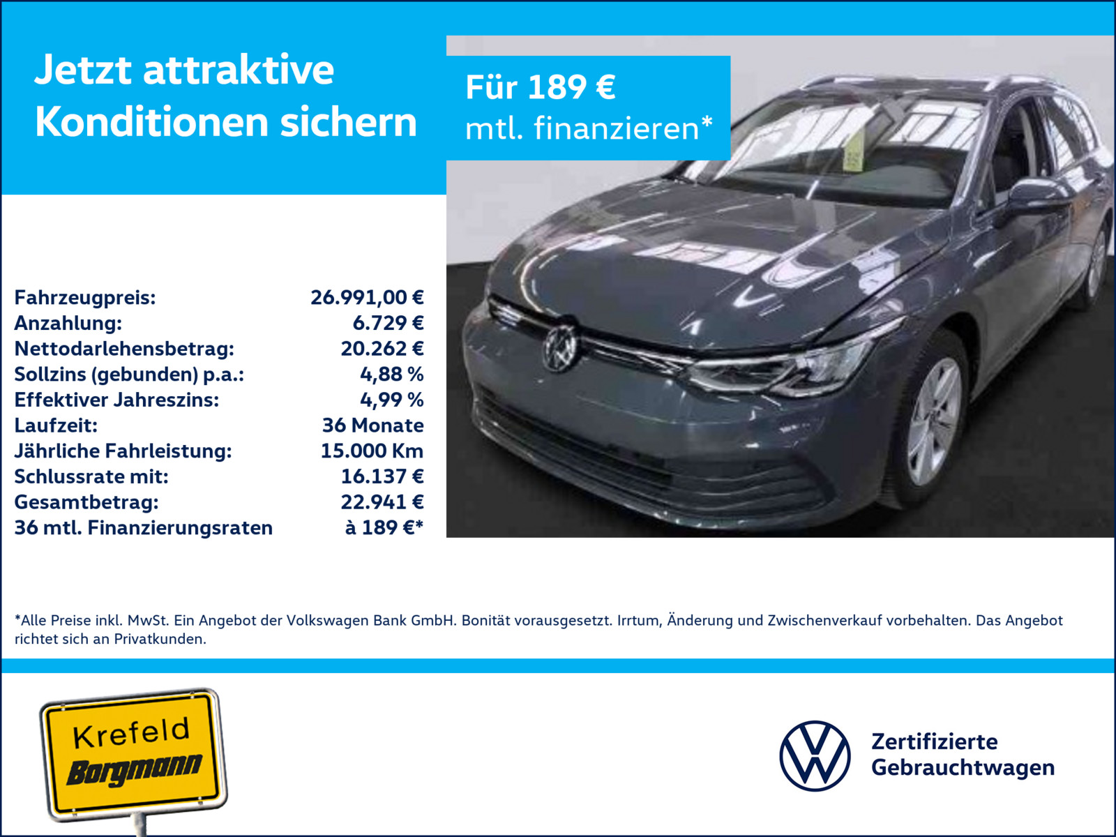 VW Golf VIII 2.0 TDI Life
