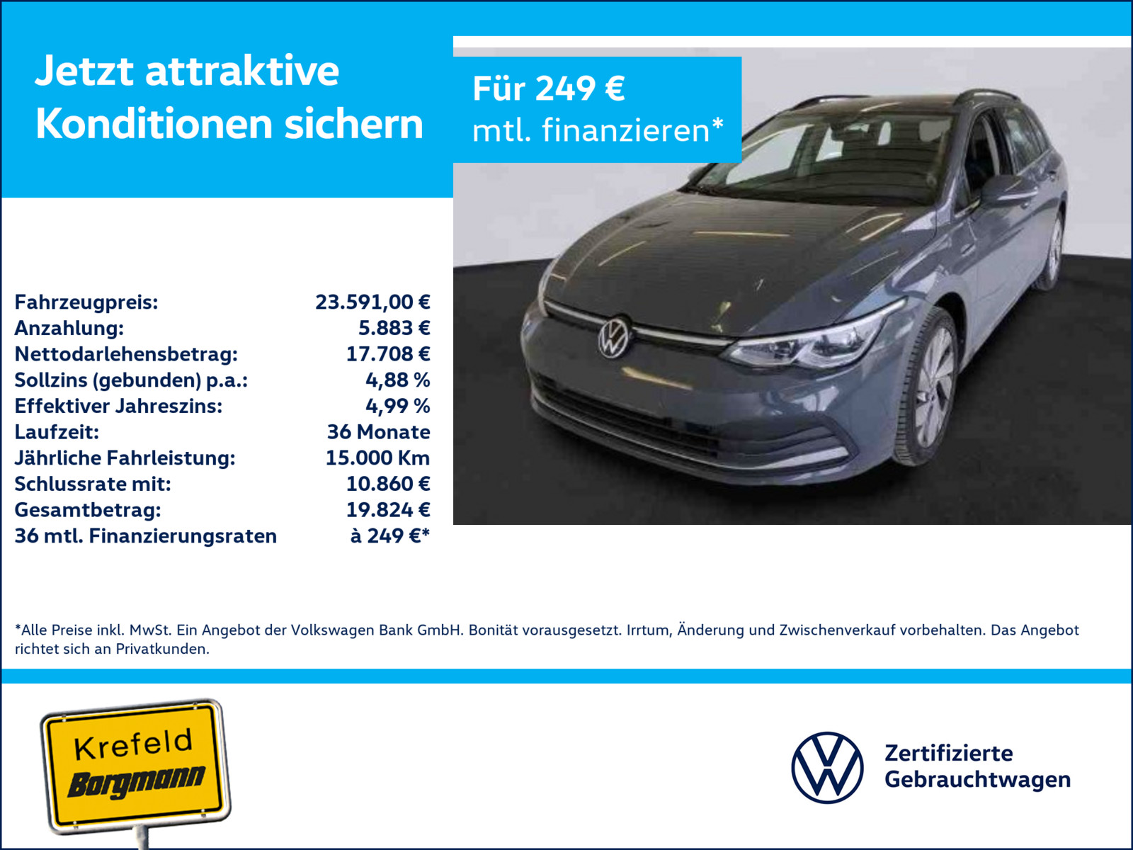 VW Golf VIII 2.0 TDI Style