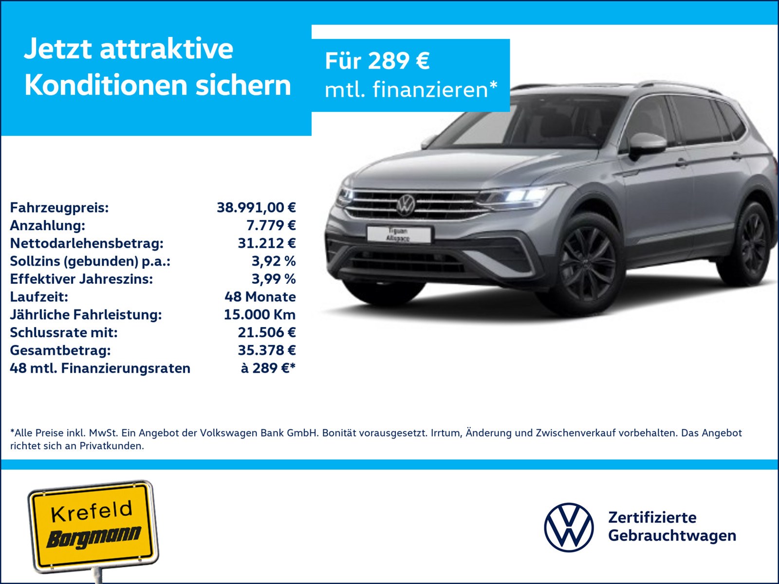 VW Tiguan Allspace 1.5 TSI ACT Move